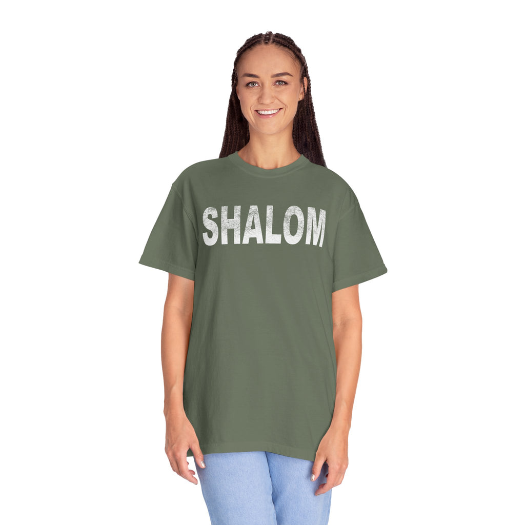 Garment-Dyed T-Shirt — Classic Washed White Tee