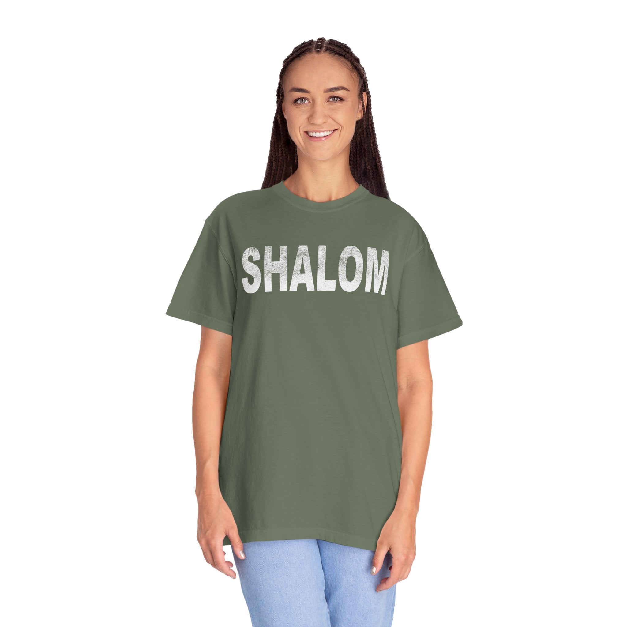 Garment-Dyed T-Shirt — Classic Washed White Tee