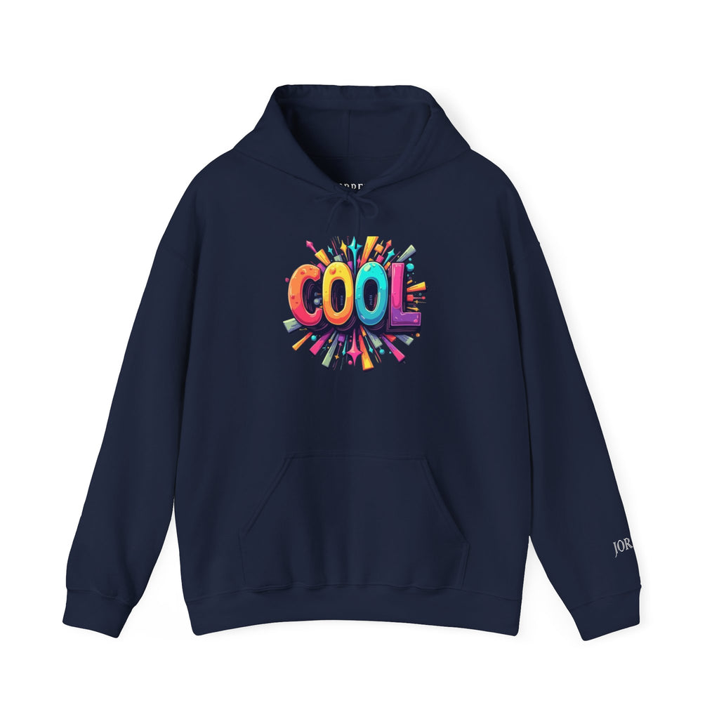 Cool Color Burst Hoodie – Graphic "COOL" Pullover
