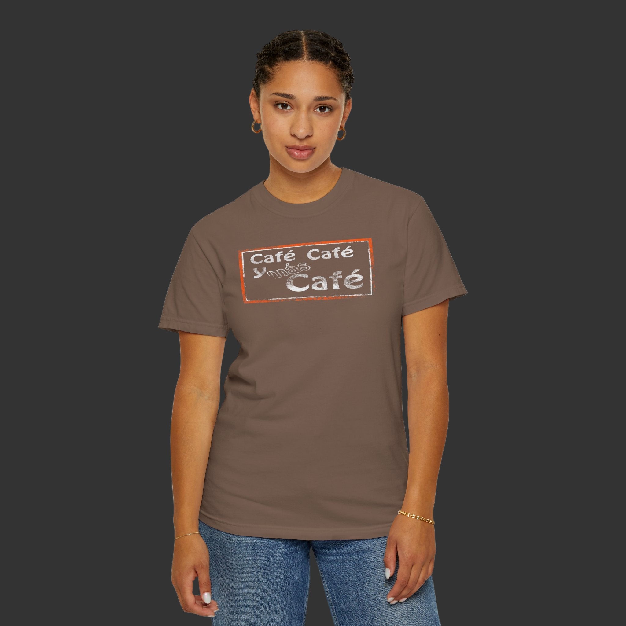 Café Vintage Graphic T‑Shirt — Retro French Coffee Shop Tee