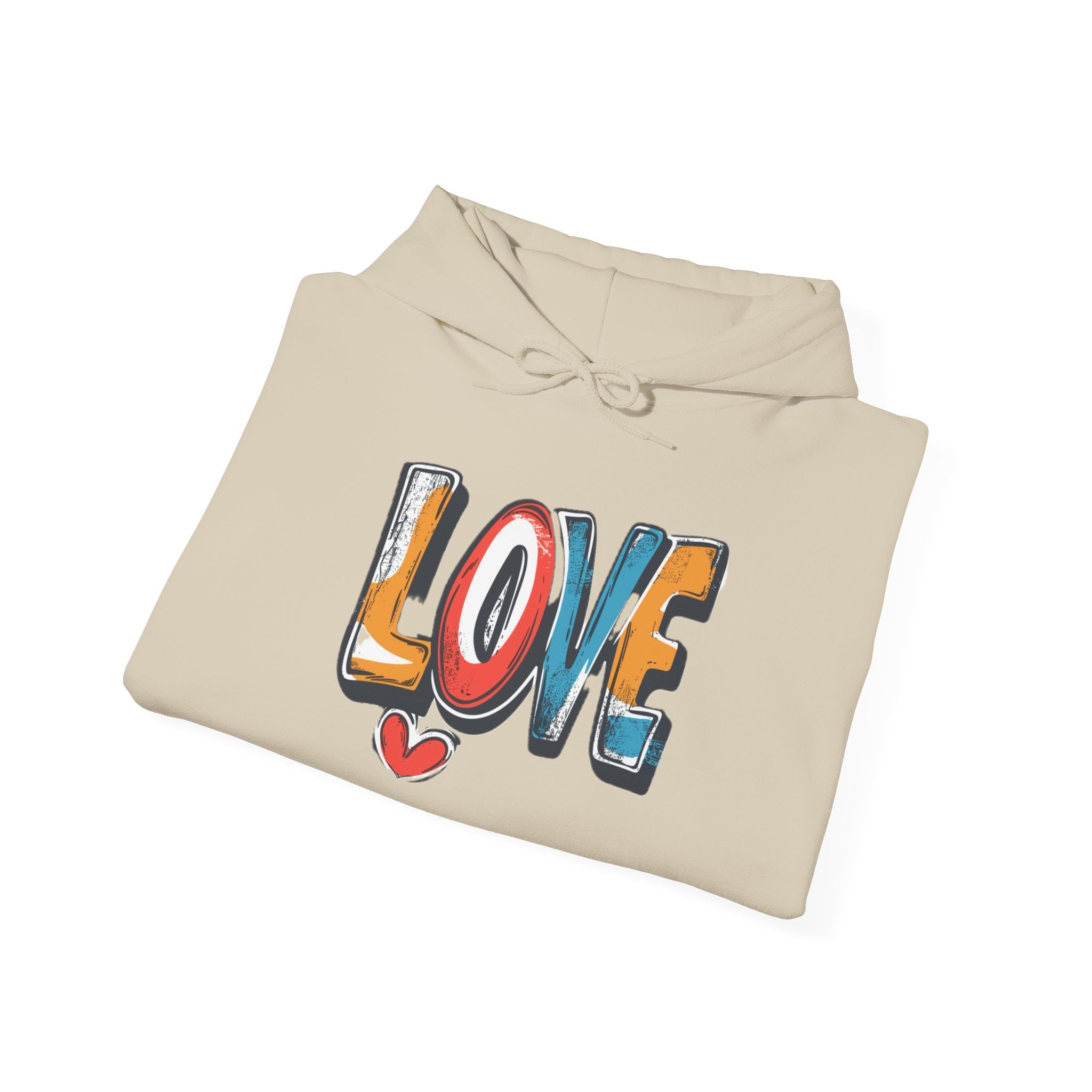 Love Graffiti Hoodie — Colorful Street Art Pullover