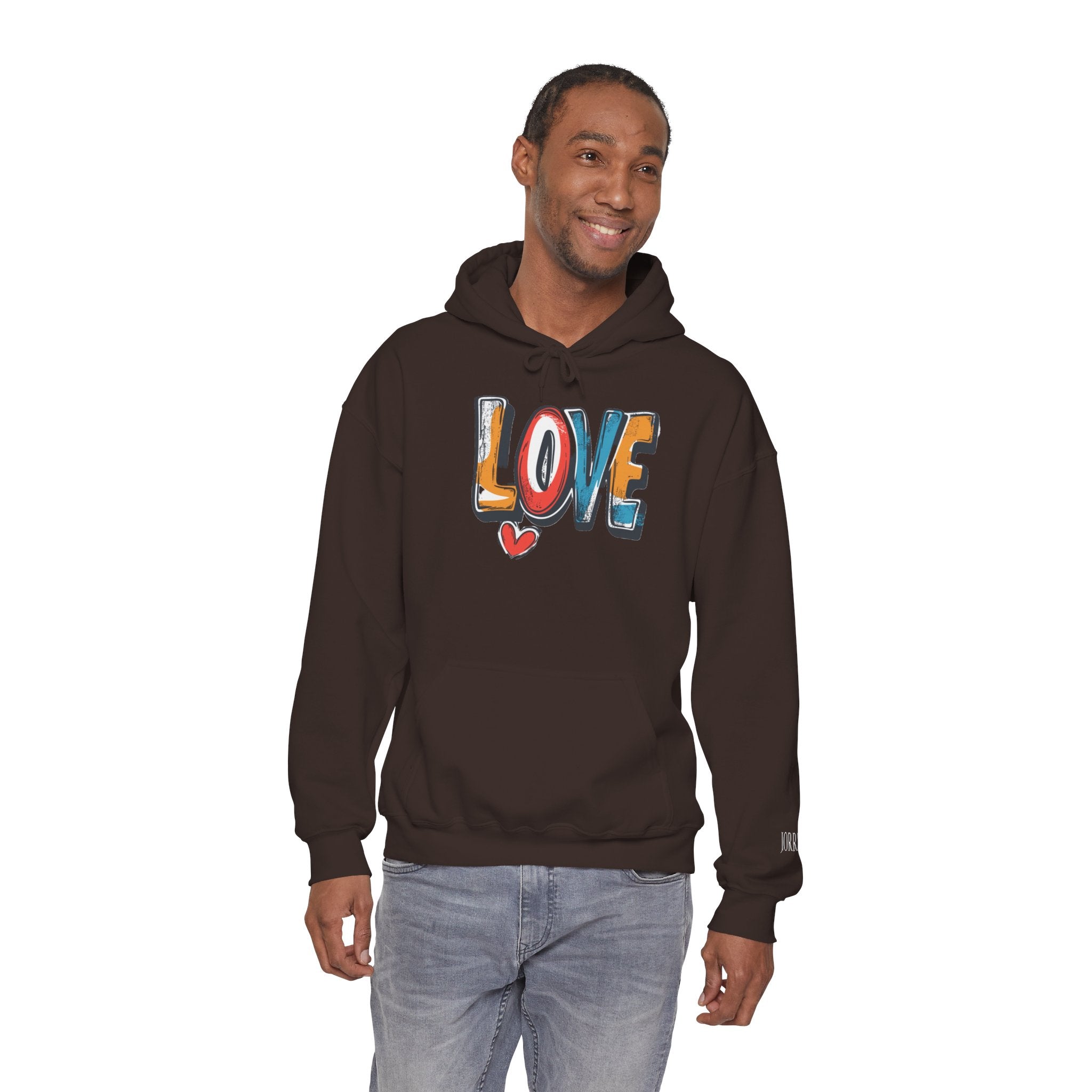 Love Graffiti Hoodie — Colorful Street Art Pullover