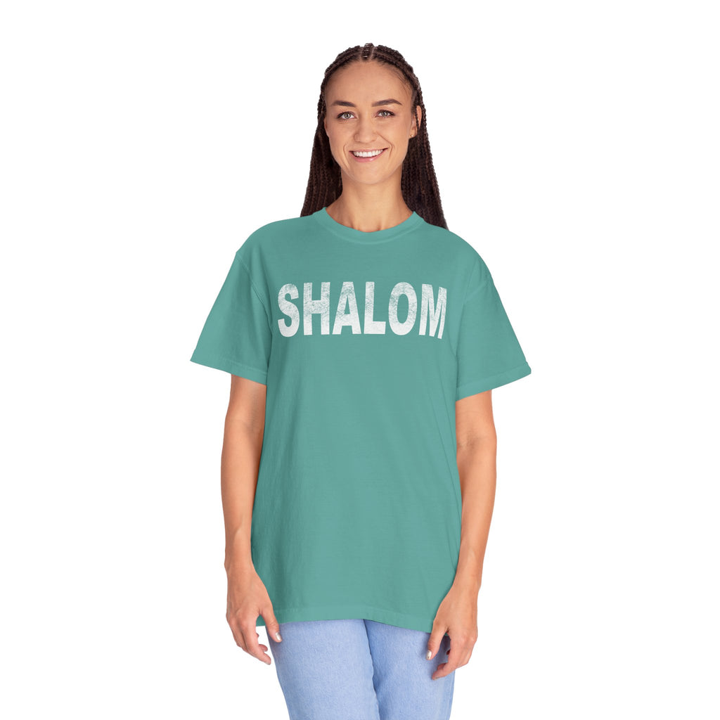 Garment-Dyed T-Shirt — Classic Washed White Tee