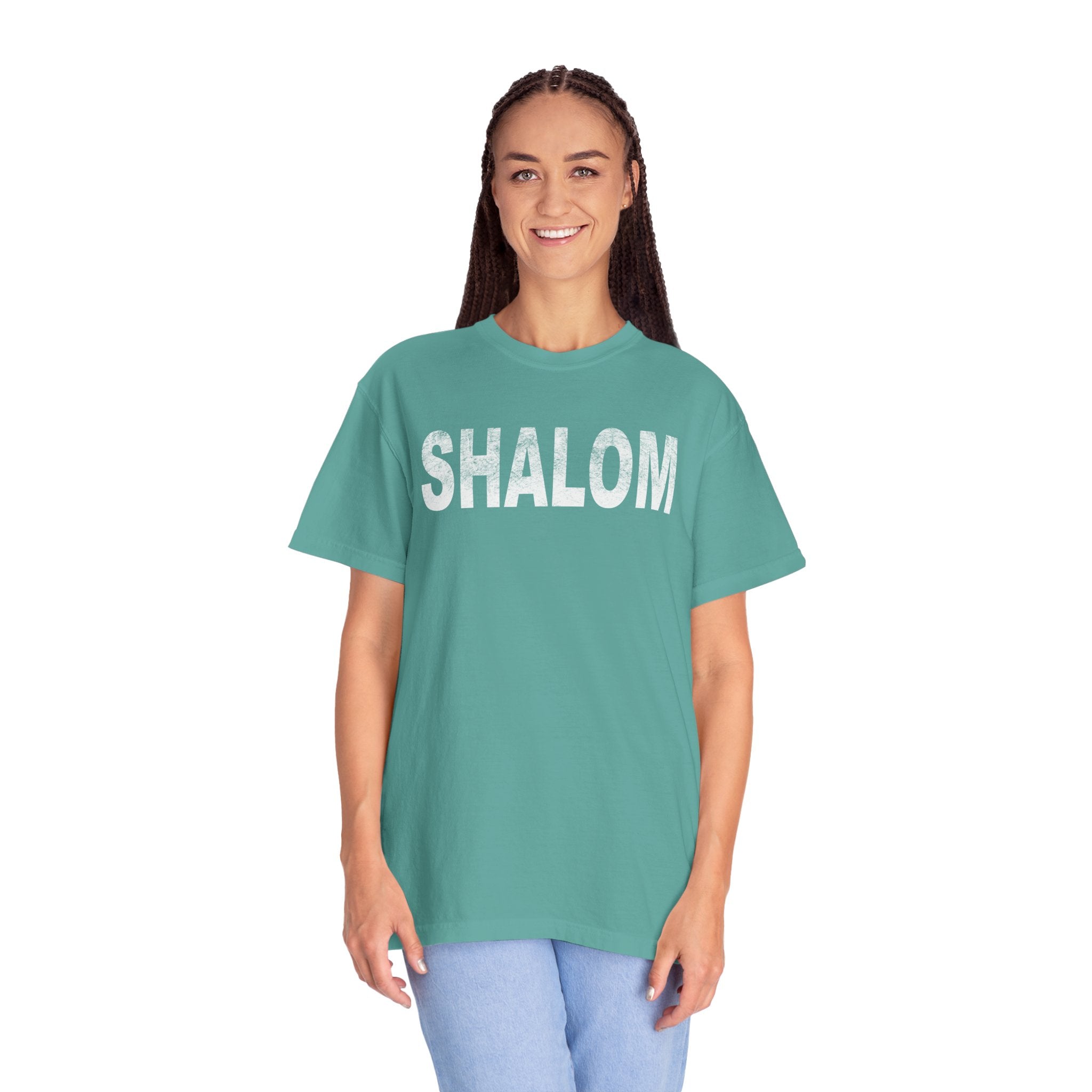 Garment-Dyed T-Shirt — Classic Washed White Tee