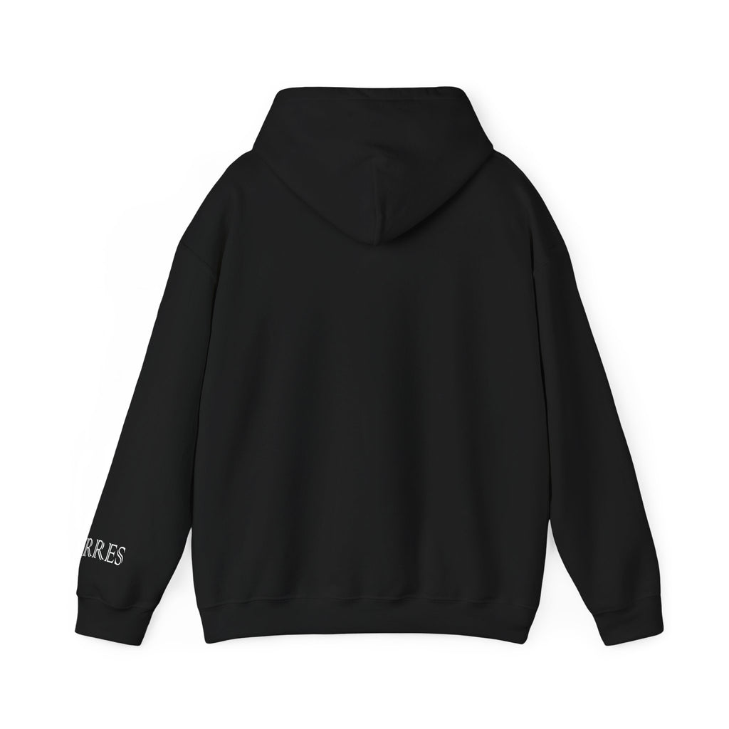 Hoodie — Minimal Black Jorres Sleeve Logo Hooded Sweatshirt