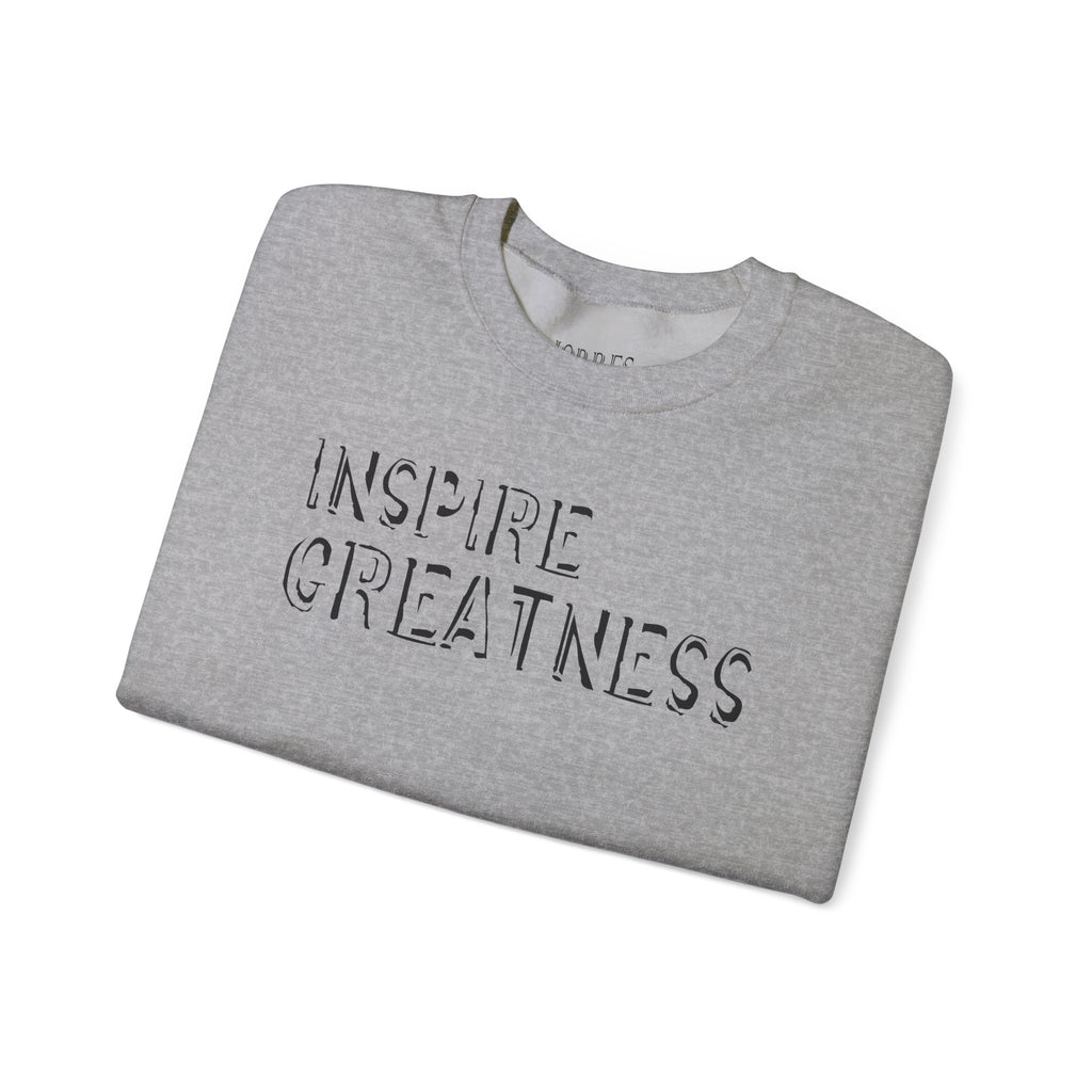 Inspire Greatness Sweatshirt — Motivational Crewneck