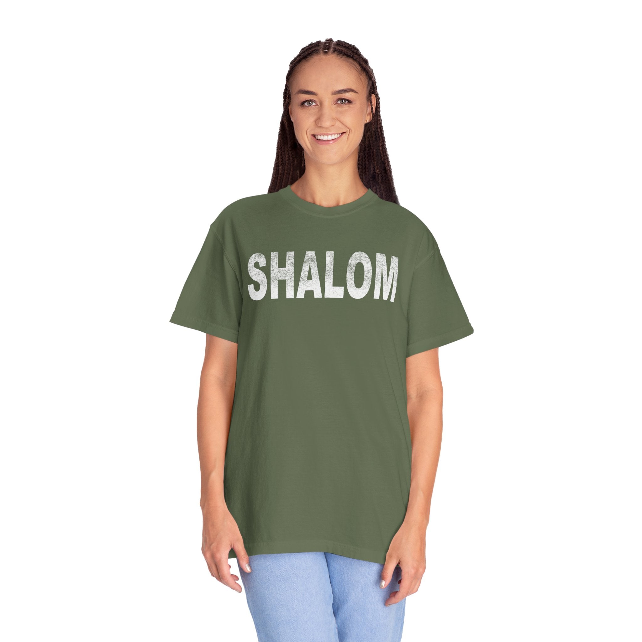 Garment-Dyed T-Shirt — Classic Washed White Tee