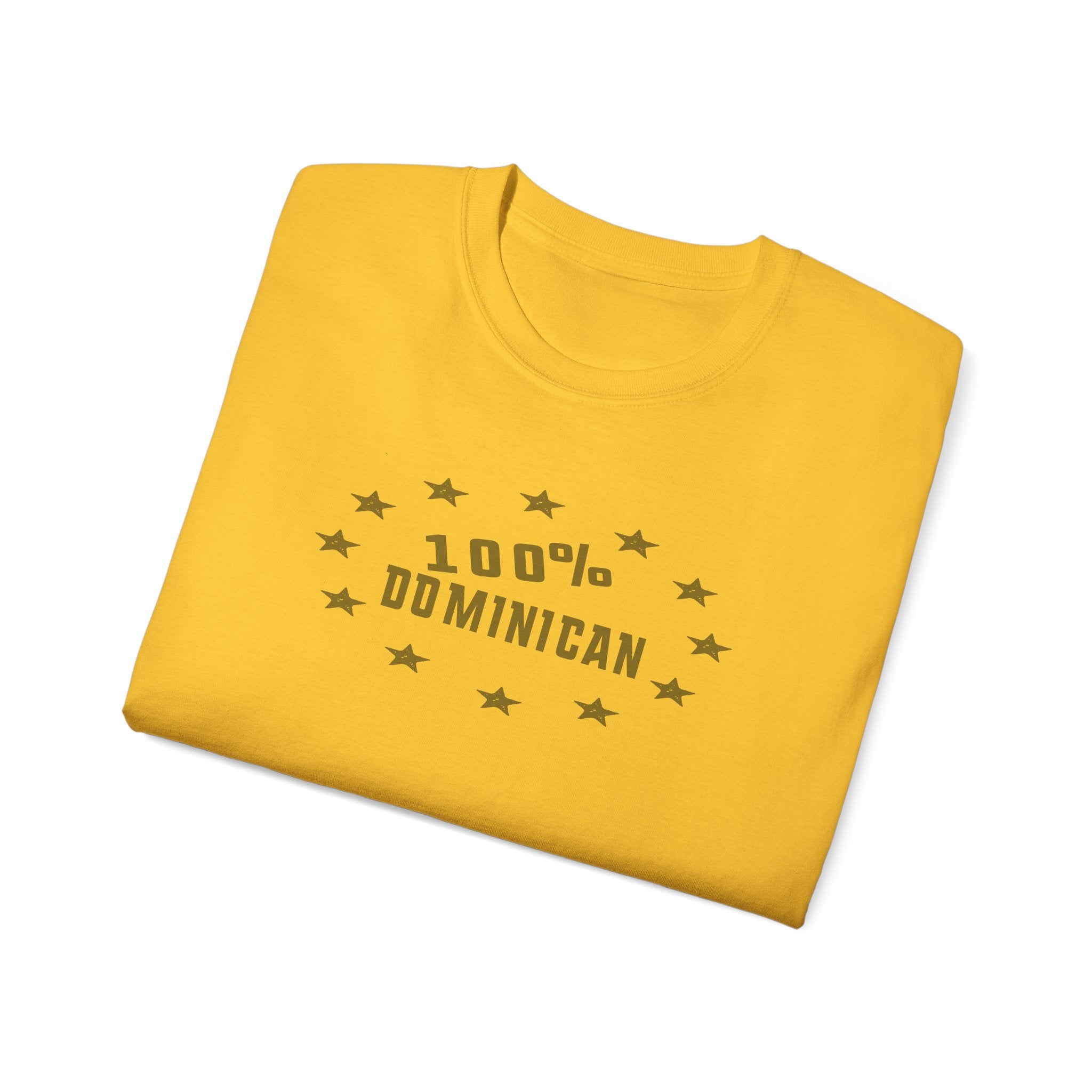 100% Dominican T-Shirt — Vintage Star Emblem Tee