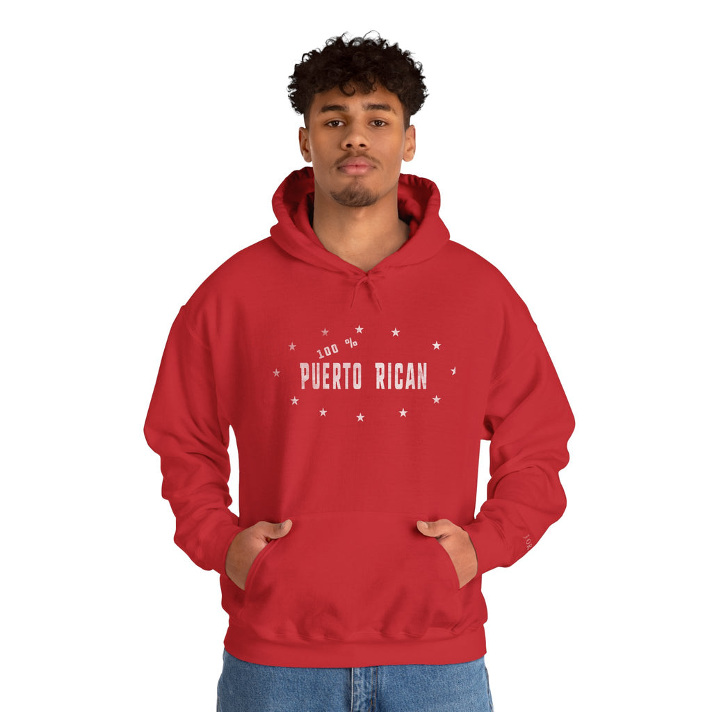 Puerto Rican Hoodie — Star Emblem Pride Pullover