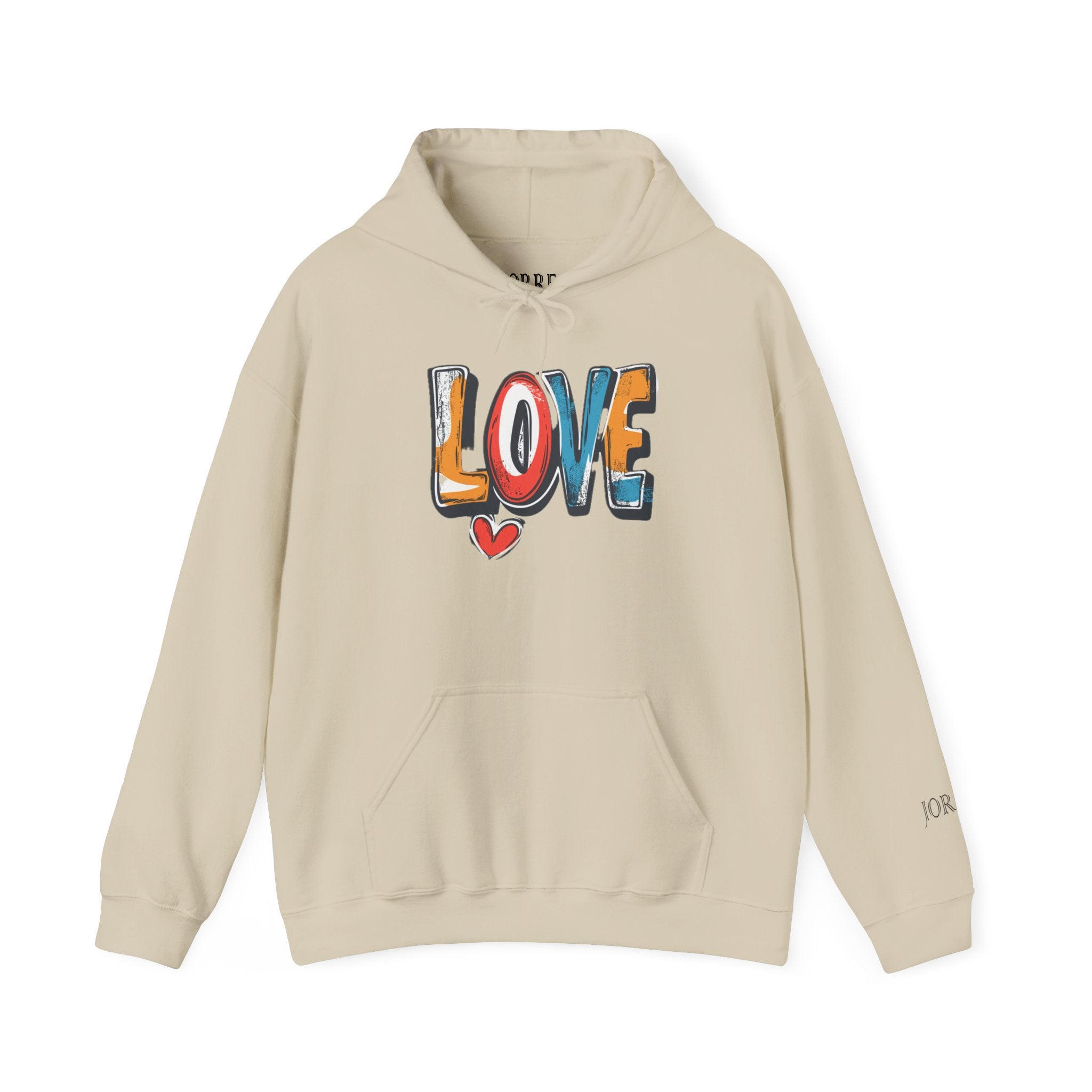 Love Graffiti Hoodie — Colorful Street Art Pullover