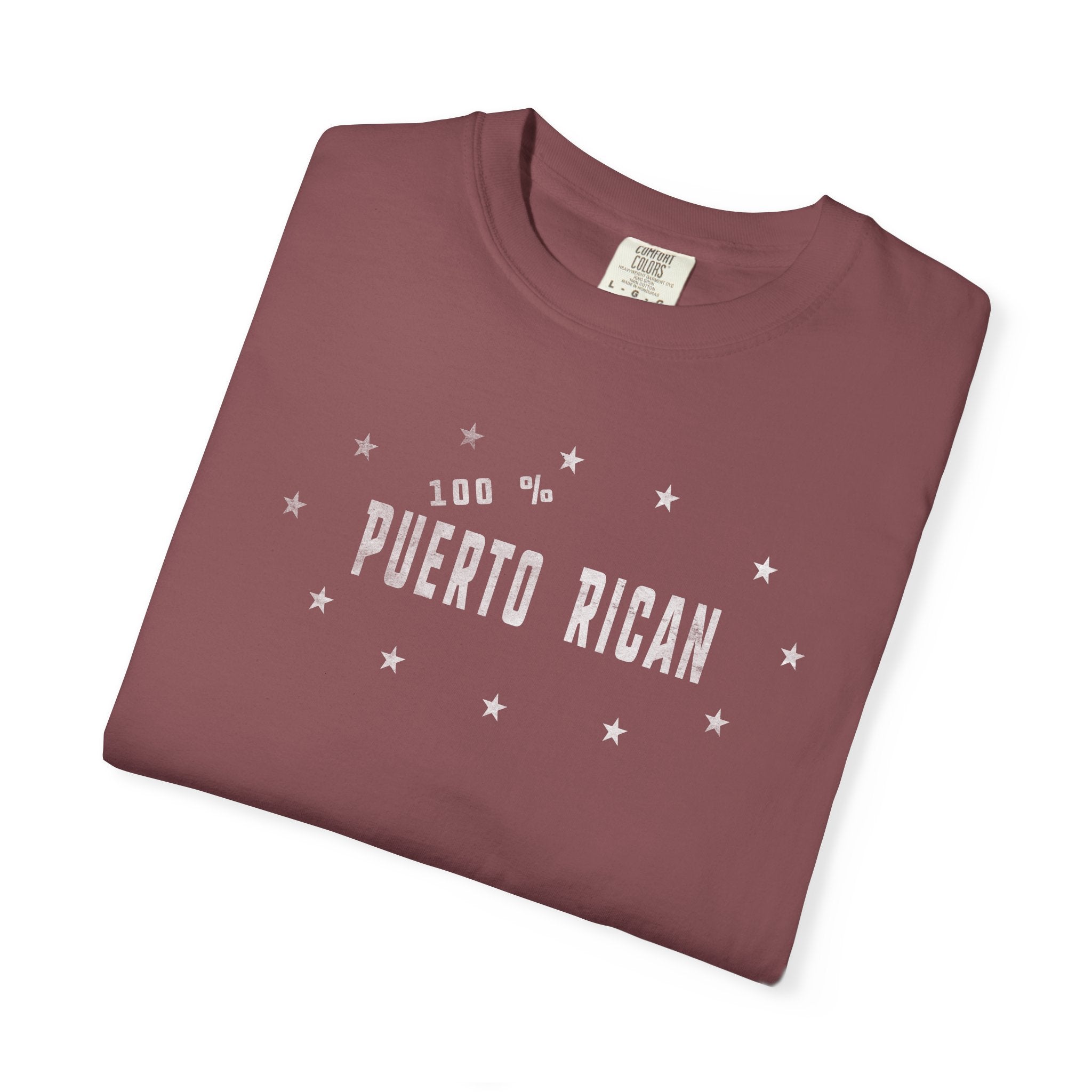 Puerto Rican Vintage Tee — "I Am Puerto Rican" Garment-Dyed T‑Shirt