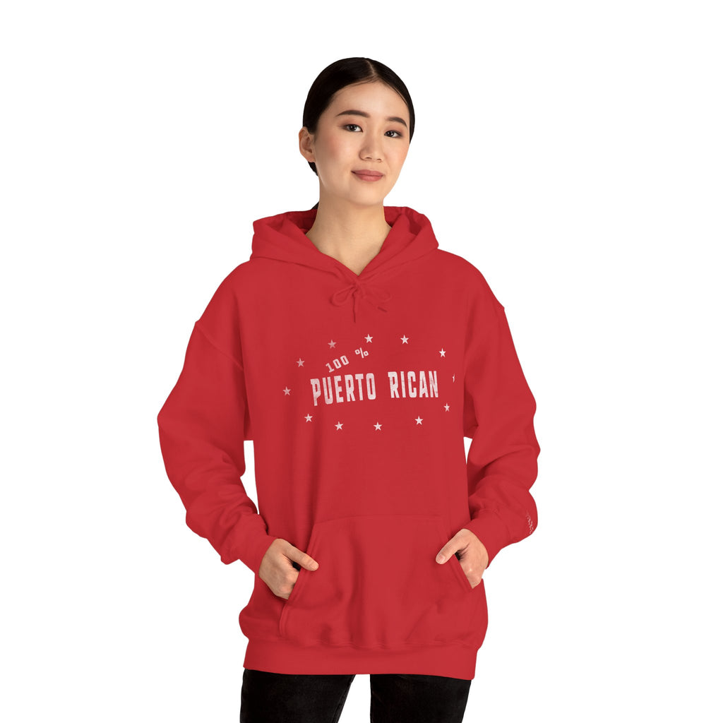 Puerto Rican Hoodie — Star Emblem Pride Pullover