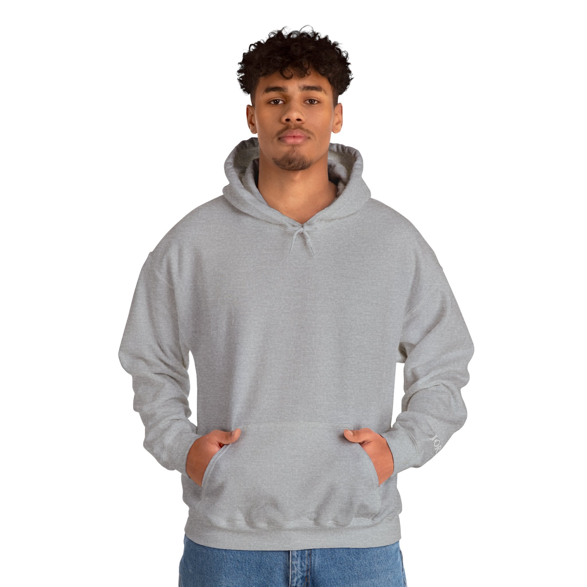 Hoodie — Minimal Black Jorres Sleeve Logo Hooded Sweatshirt