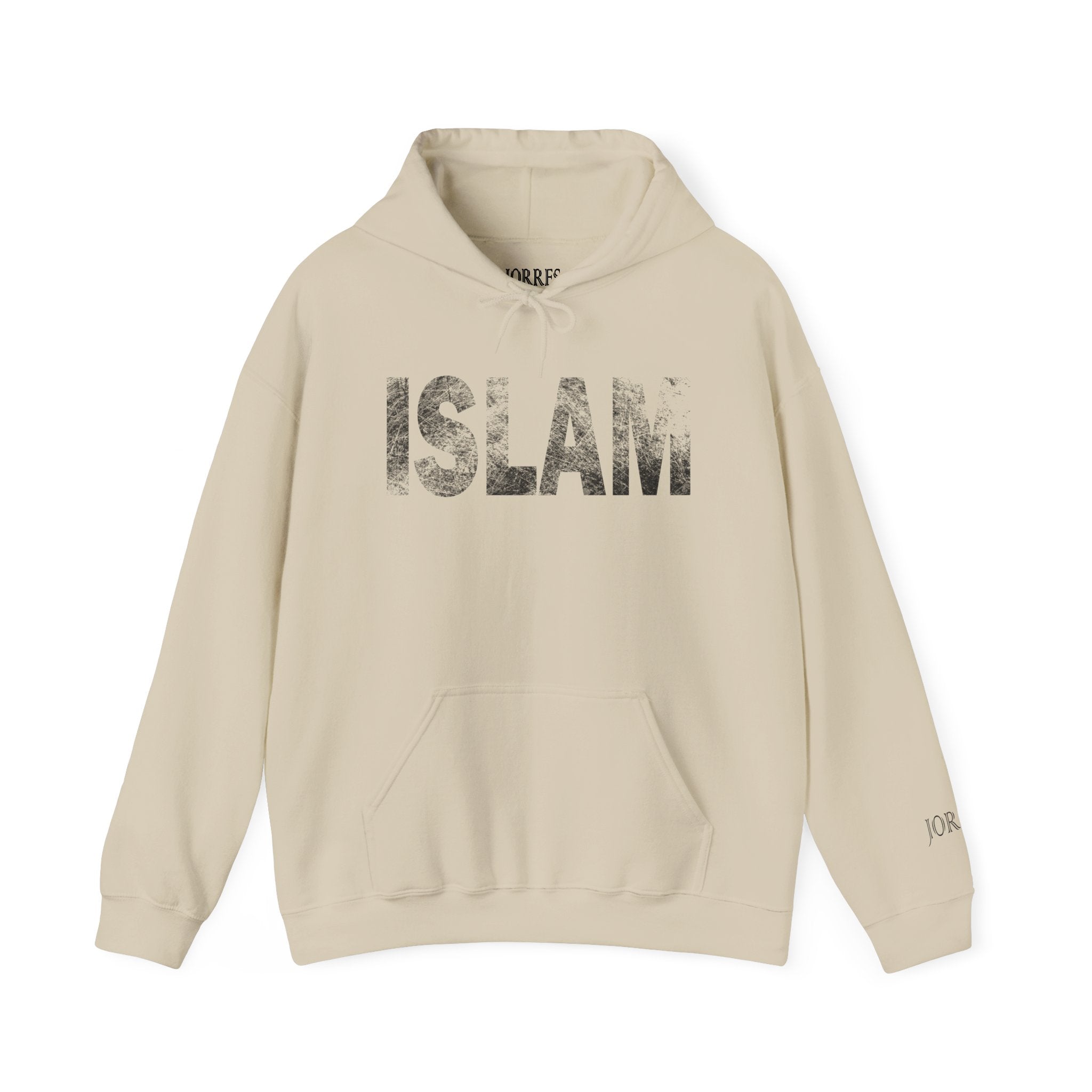 Islam Text Hoodie - Minimal Faith Graphic Pullover