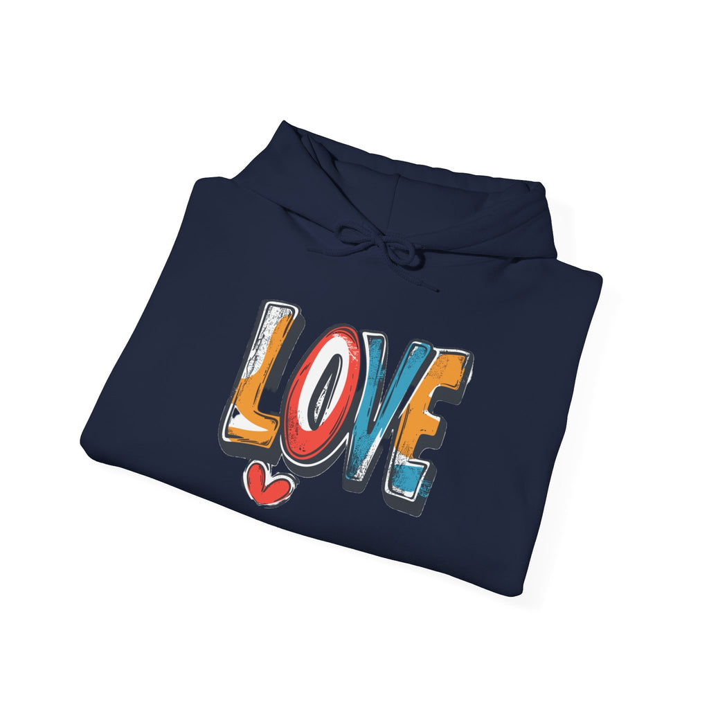 Love Graffiti Hoodie — Colorful Street Art Pullover