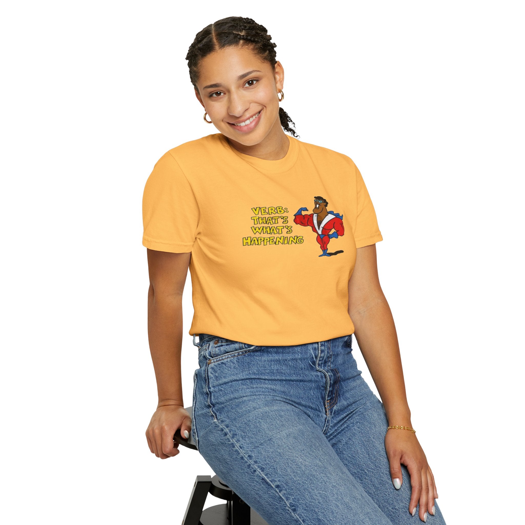 Retro Surf Skate T-Shirt — "Wirra Wirra What’s Happening" Graphic