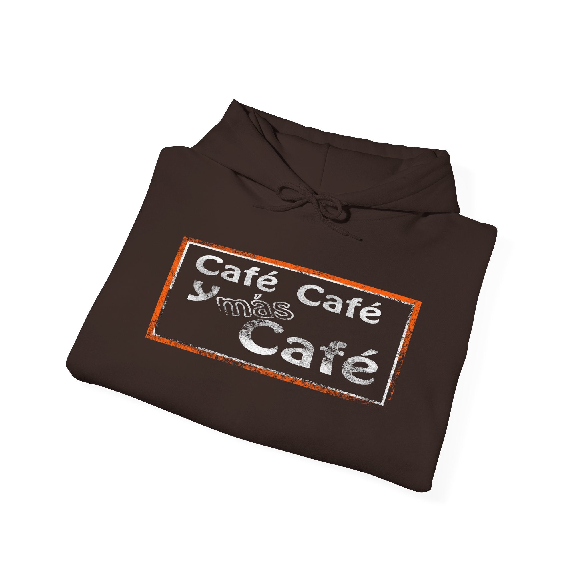 Cafe Café Hoodie — Retro Coffee Shop Logo Pullover