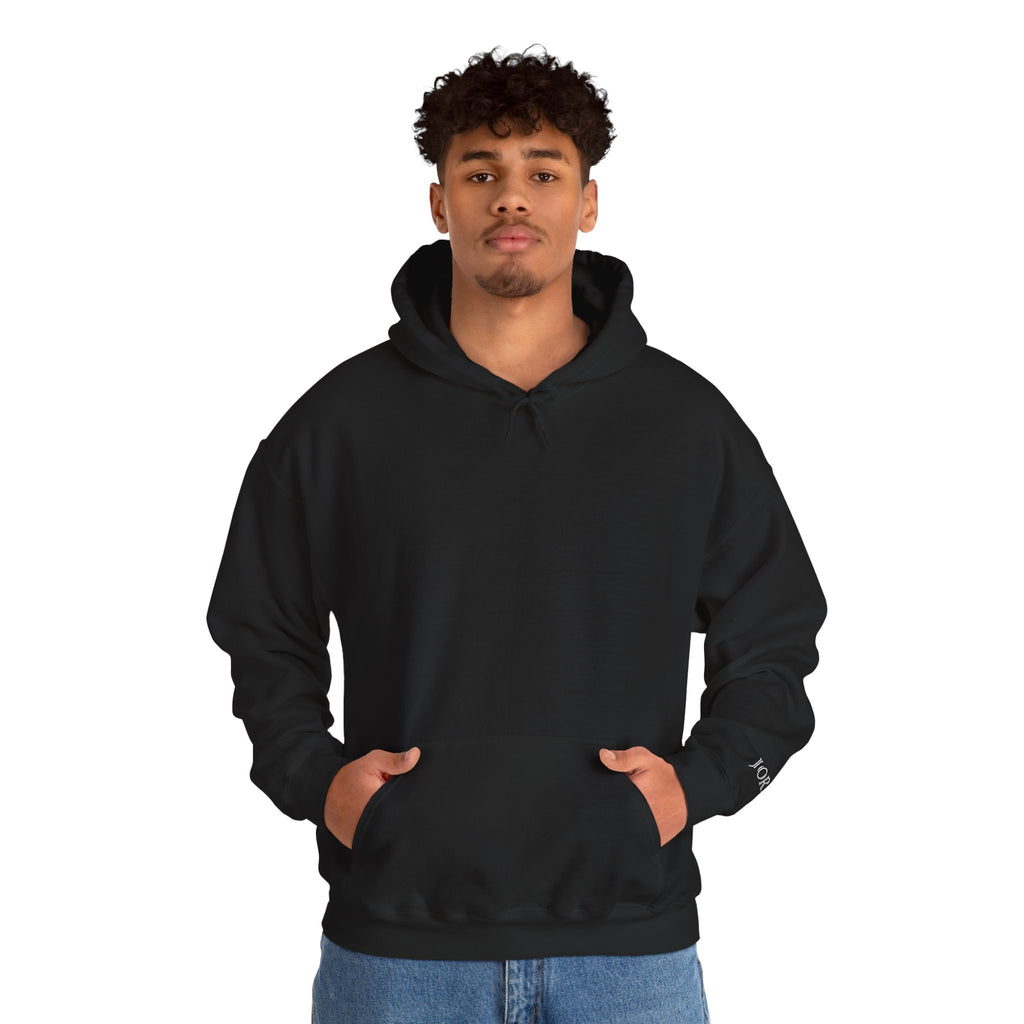 Hoodie — Minimal Black Jorres Sleeve Logo Hooded Sweatshirt
