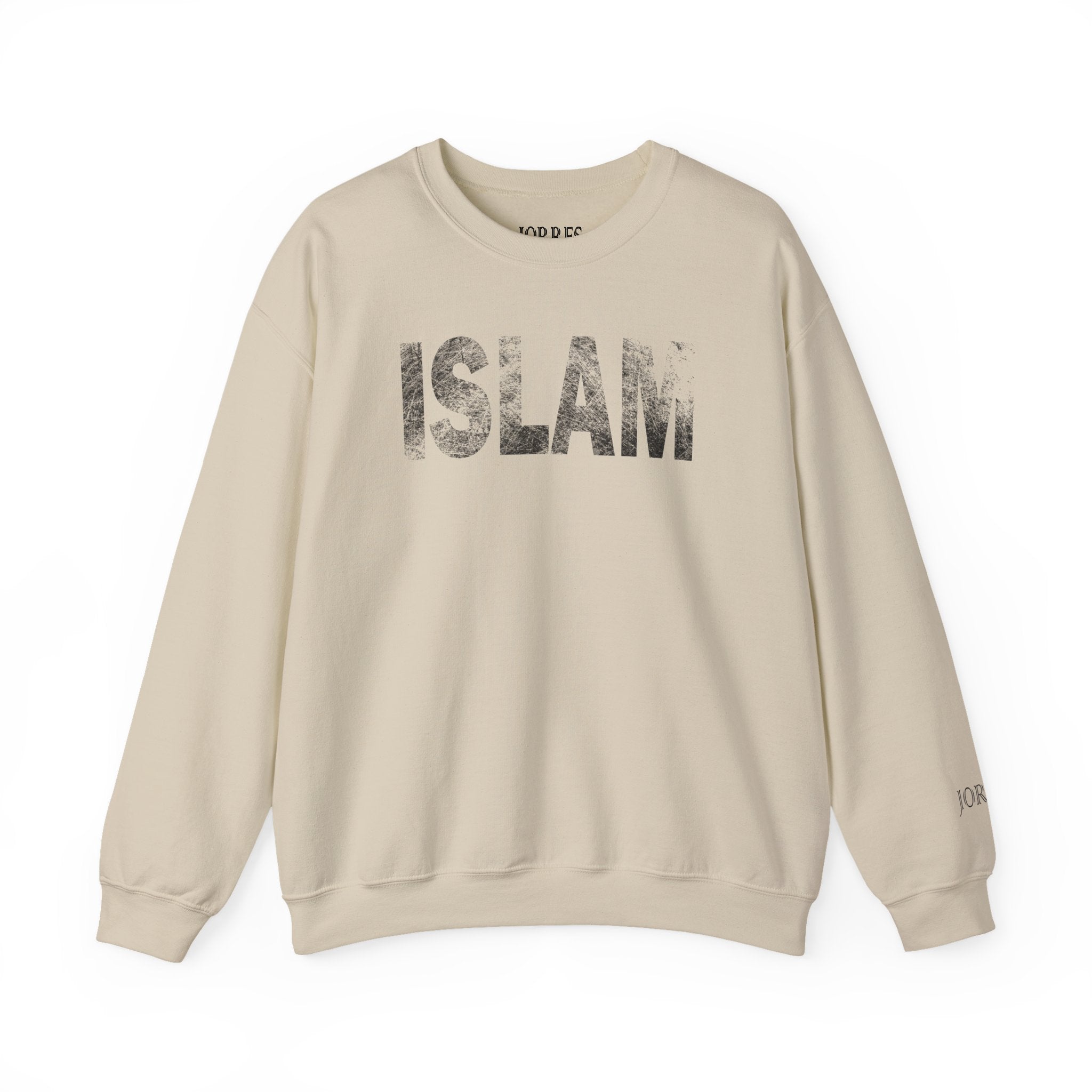 Islam Distressed Crewneck Sweatshirt — Minimal Faith Graphic Pullover