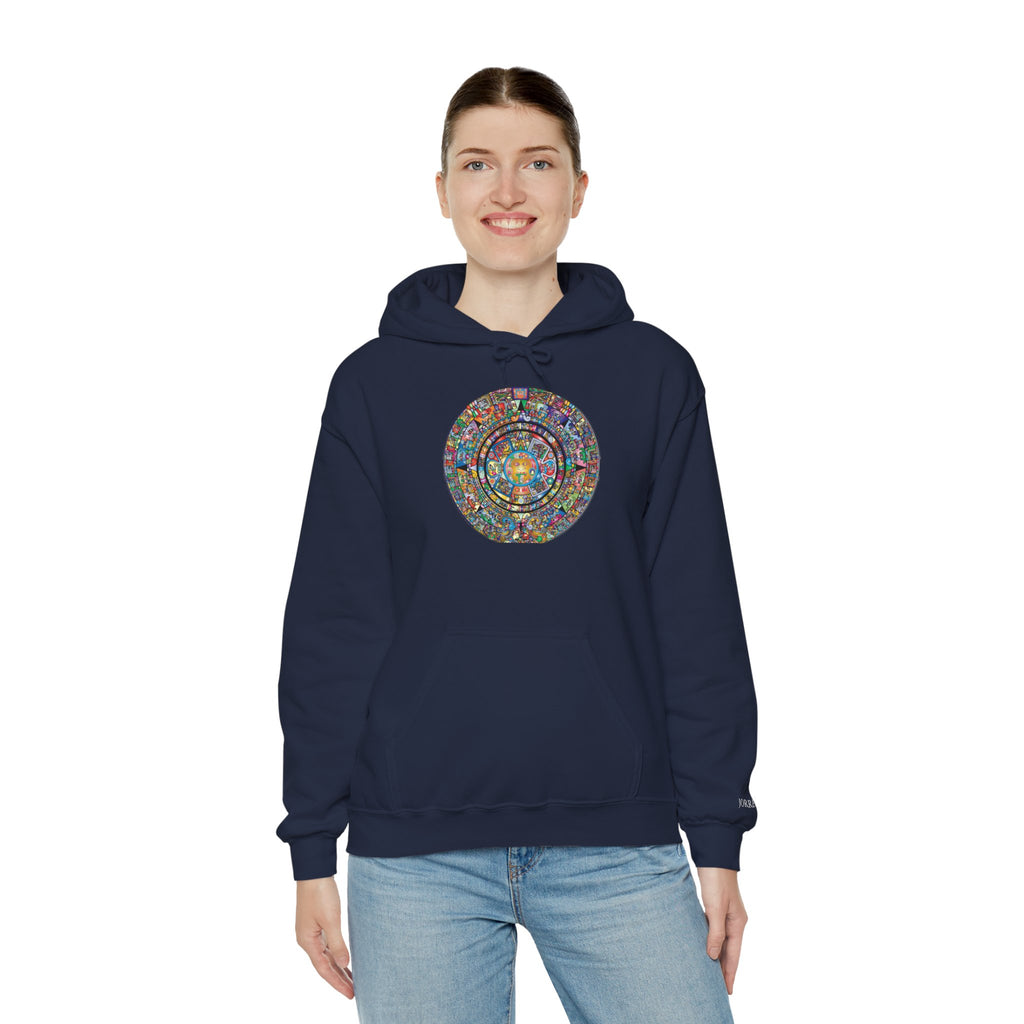 Hoodie — Colorful Psychedelic Mandala Circle Graphic
