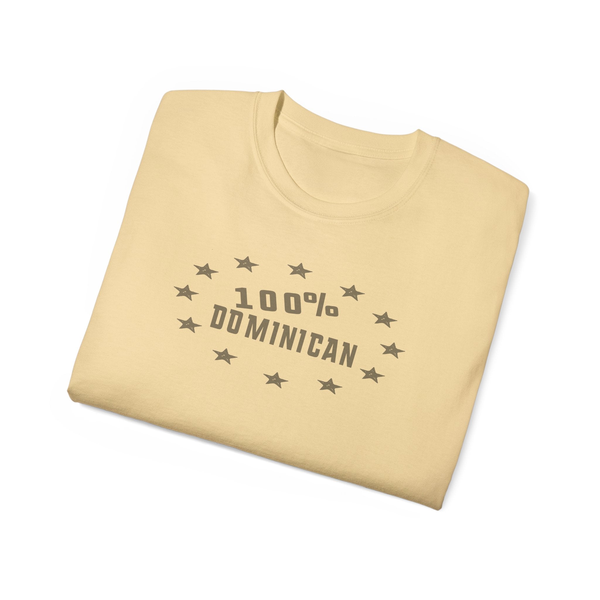 100% Dominican T-Shirt — Vintage Star Emblem Tee