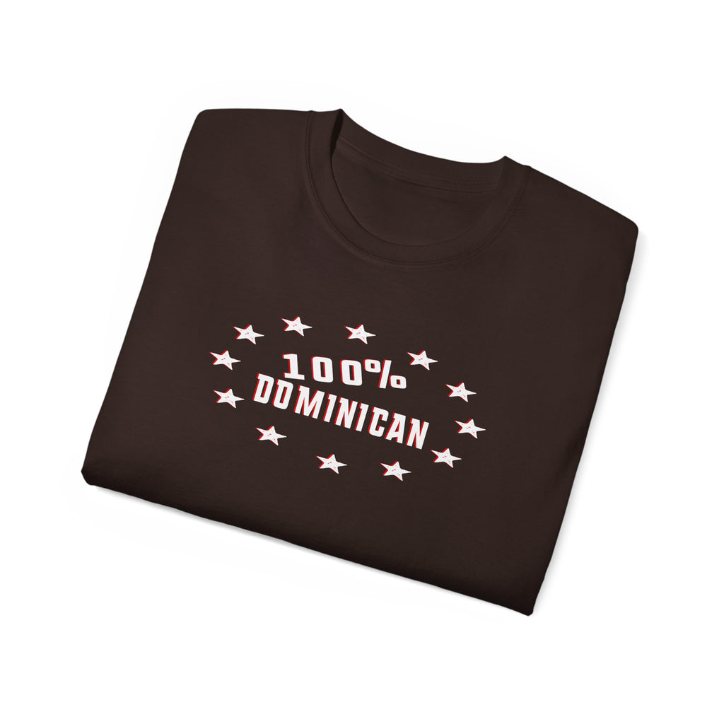 100% Dominican T-Shirt — Vintage Star Emblem Tee