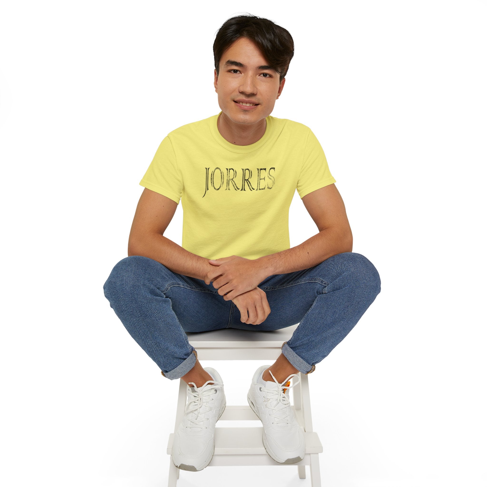 Name Graphic Tee — Vintage Serif "JORRES" Shirt