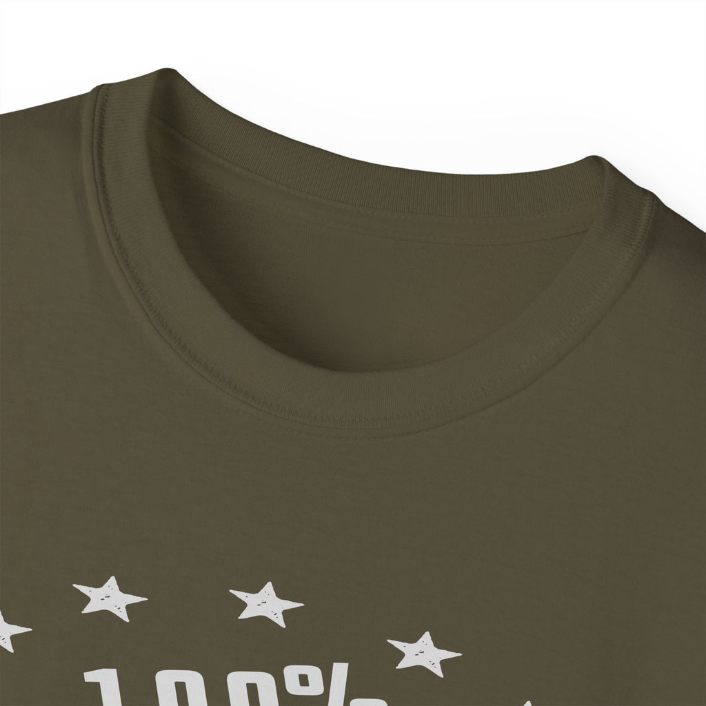 100% Dominican T-Shirt — Vintage Star Emblem Tee