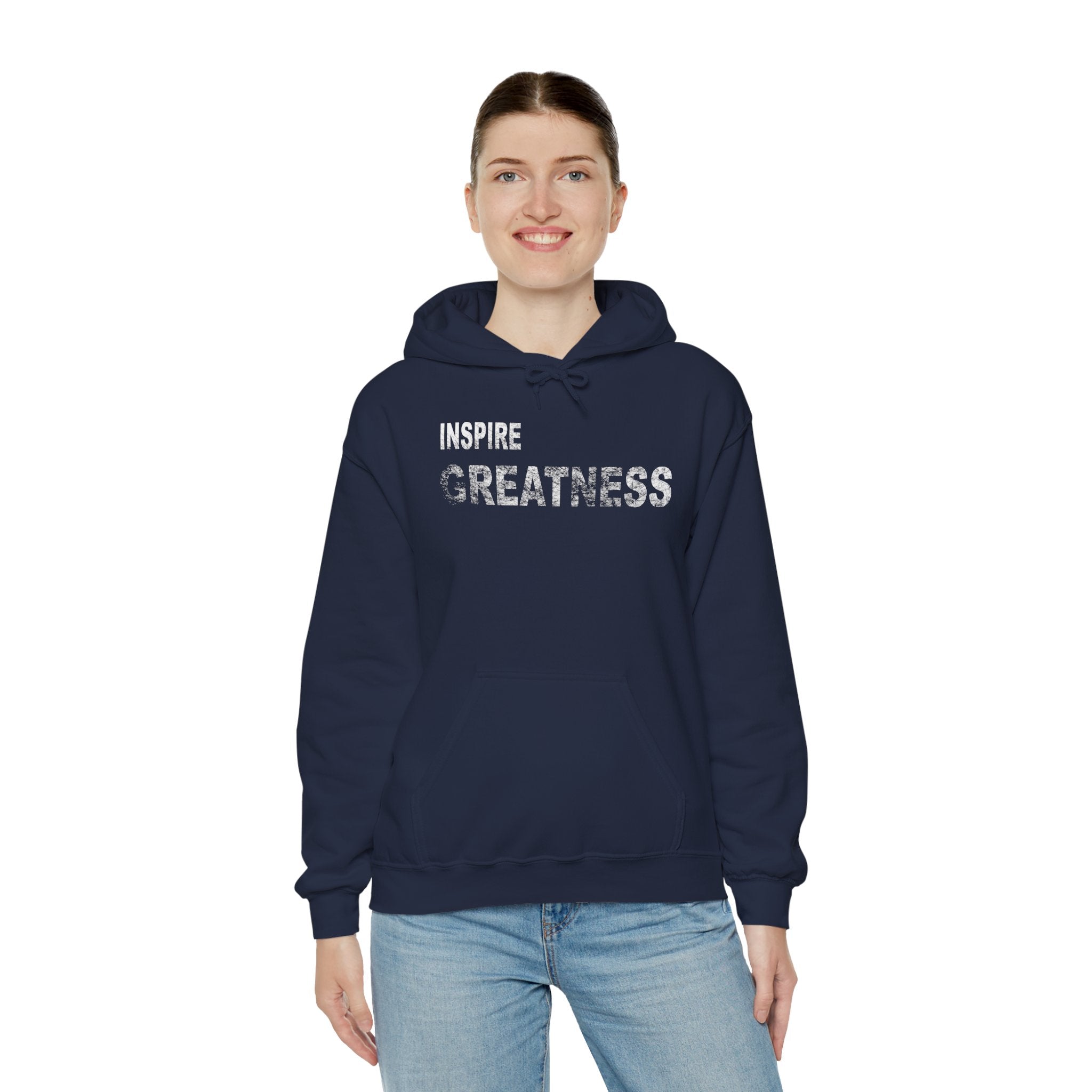 Inspire Greatness Hoodie — Motivational Inspirational Pullover