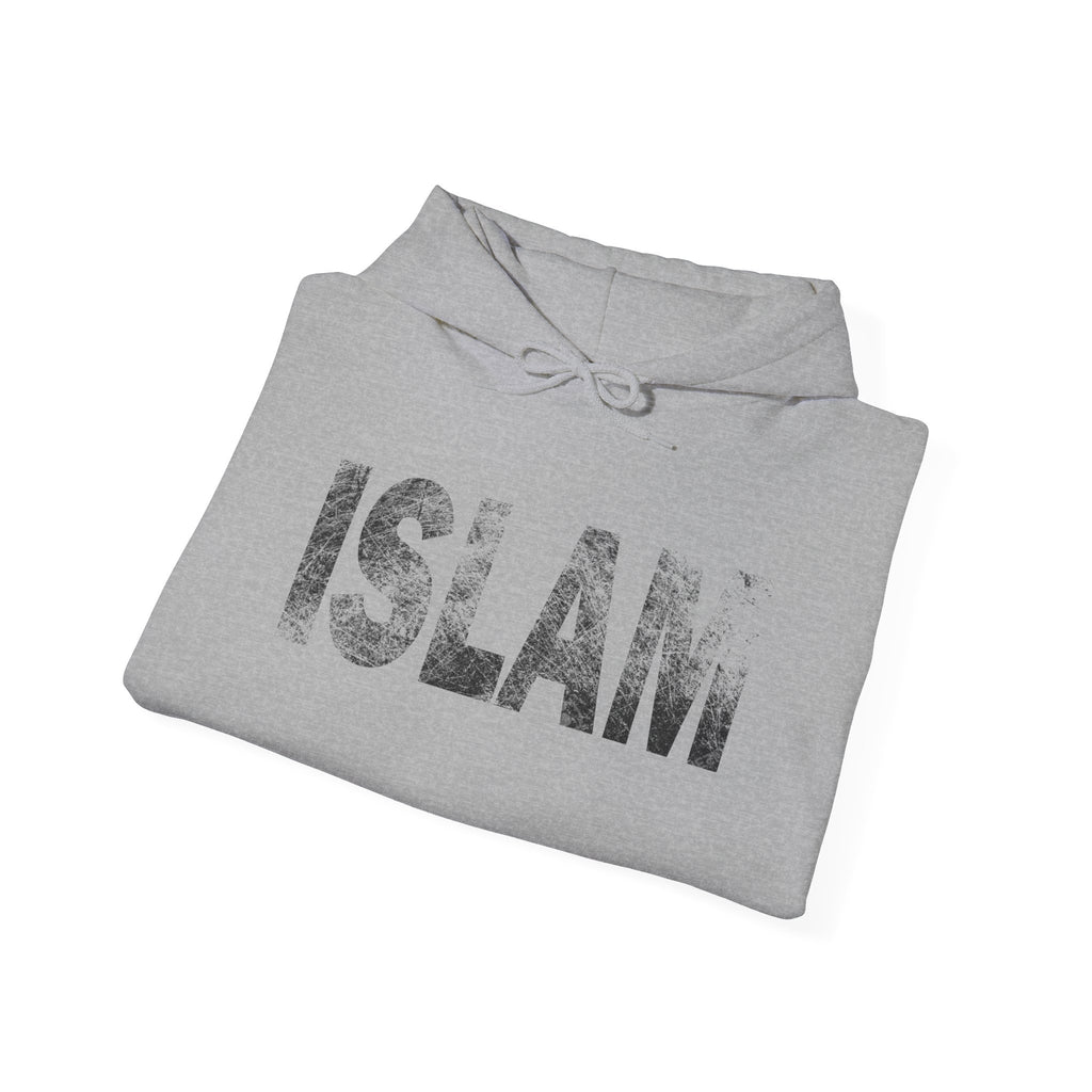 Islam Text Hoodie - Minimal Faith Graphic Pullover