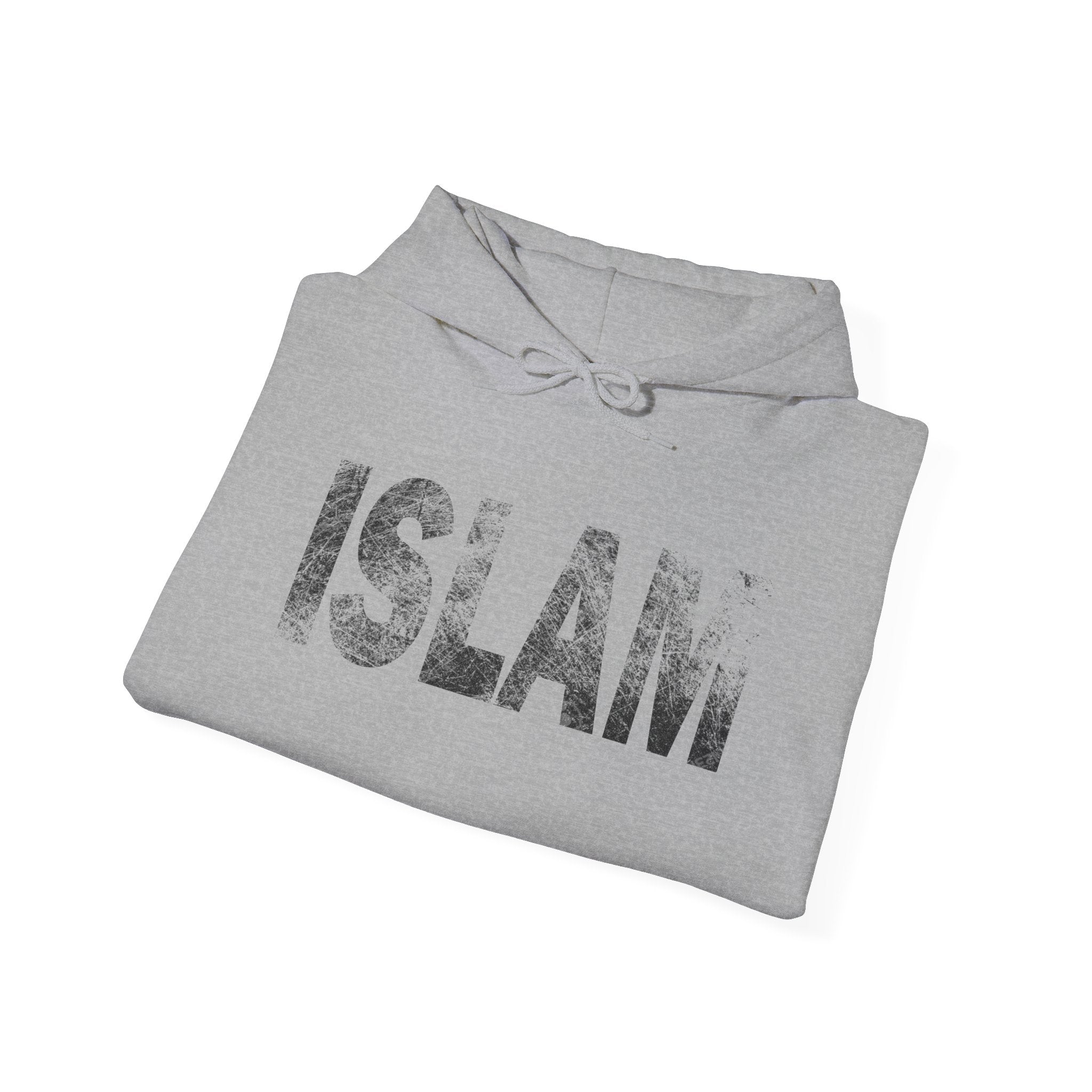 Islam Text Hoodie - Minimal Faith Graphic Pullover