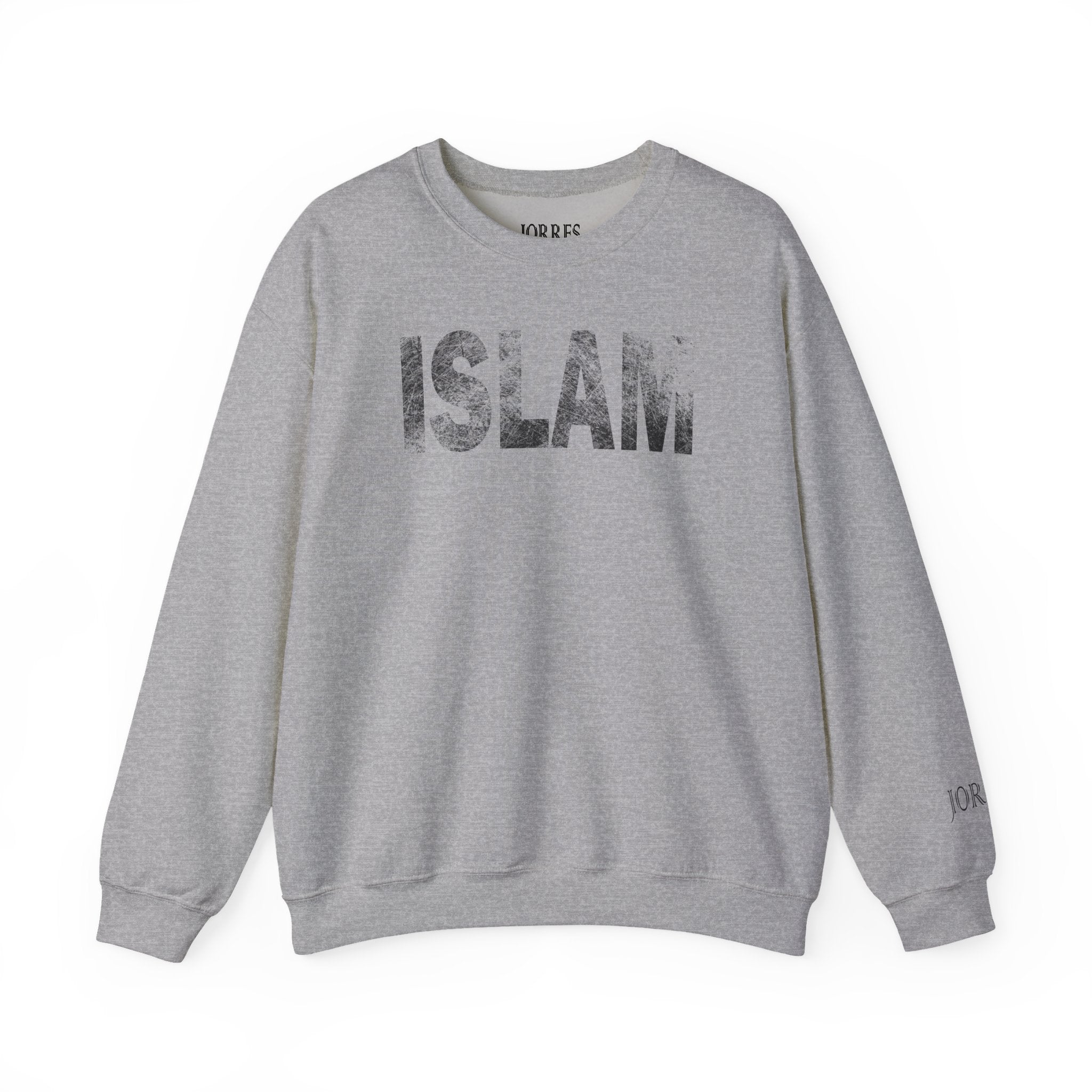 Islam Distressed Crewneck Sweatshirt — Minimal Faith Graphic Pullover
