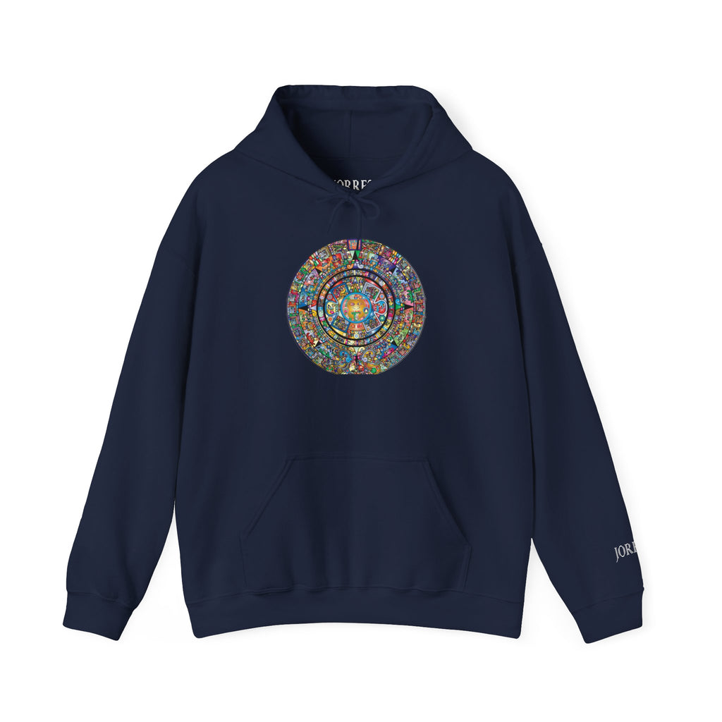 Hoodie — Colorful Psychedelic Mandala Circle Graphic