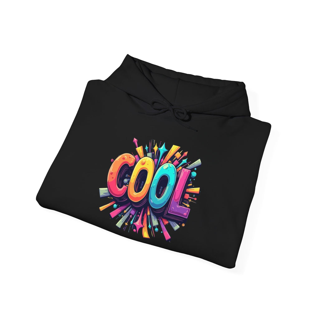Cool Color Burst Hoodie – Graphic "COOL" Pullover