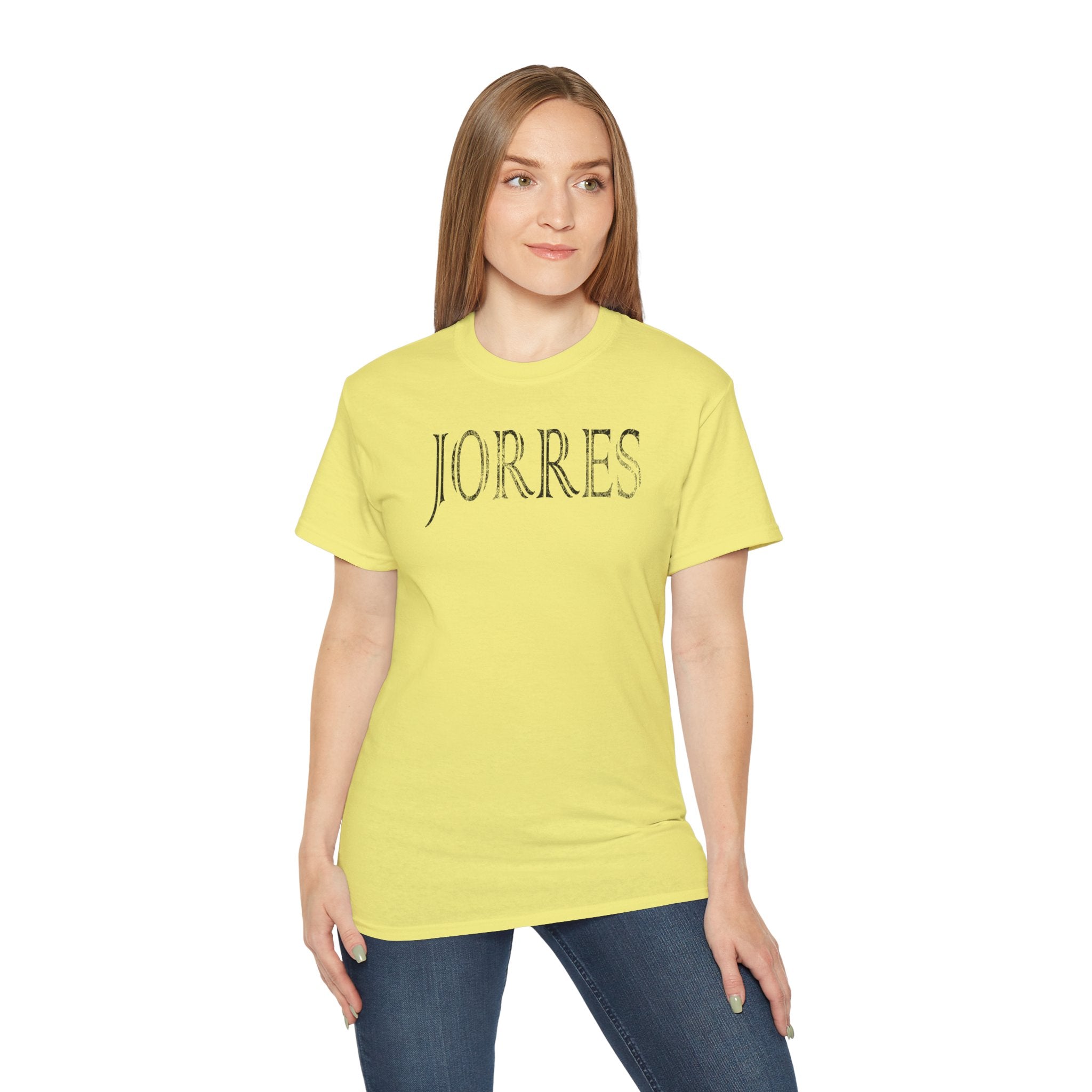 Name Graphic Tee — Vintage Serif "JORRES" Shirt