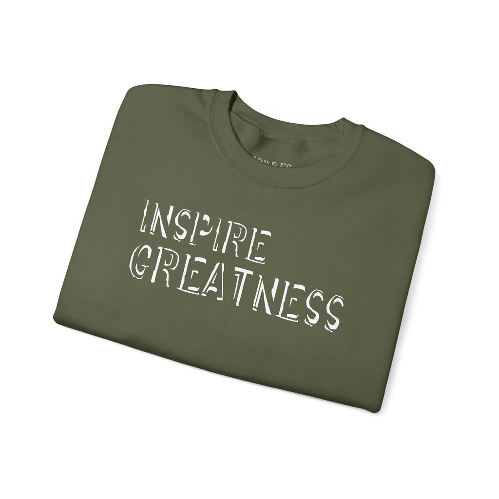 Inspire Greatness Sweatshirt — Motivational Crewneck