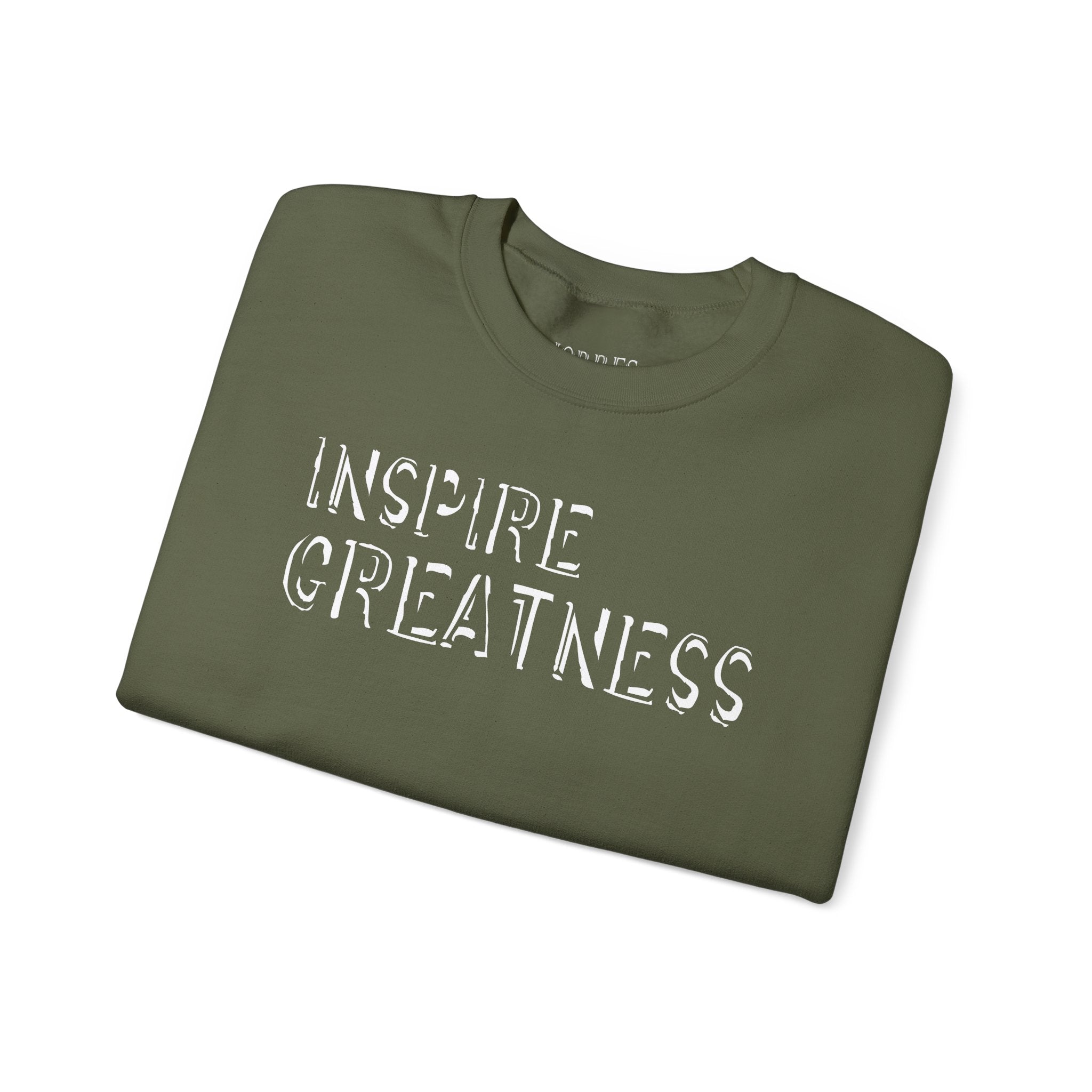 Inspire Greatness Sweatshirt — Motivational Crewneck