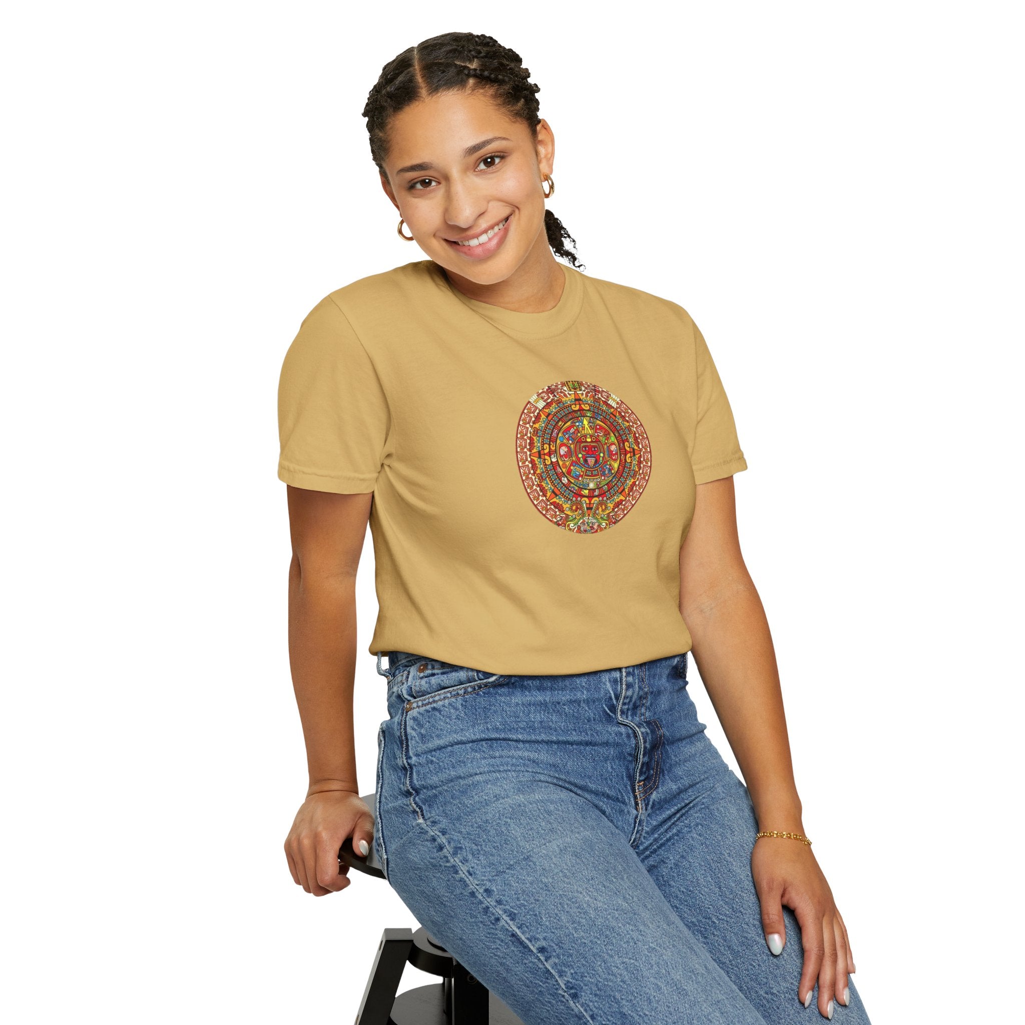 Mandala Sunburst T-Shirt — Boho Psychedelic Graphic Tee