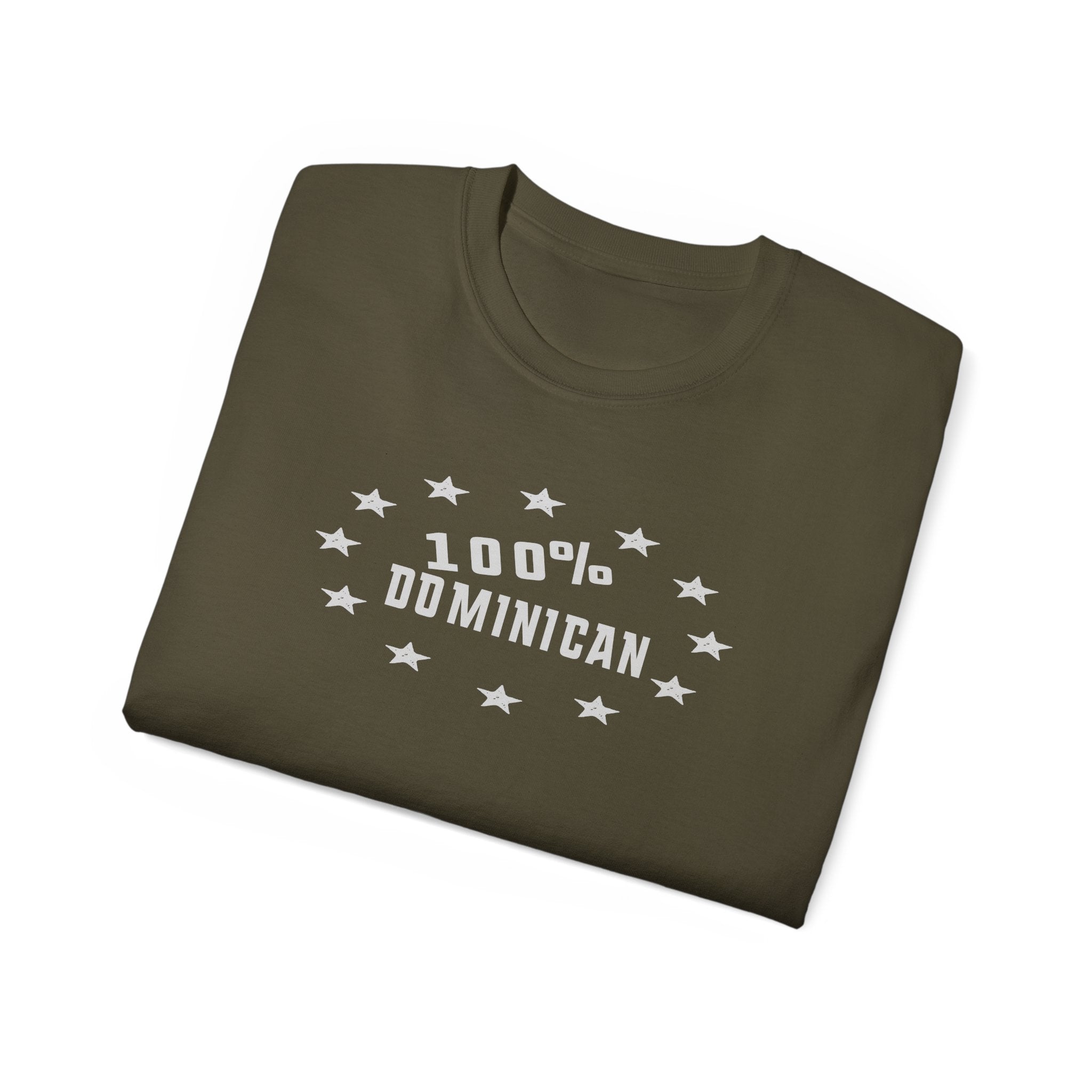 100% Dominican T-Shirt — Vintage Star Emblem Tee
