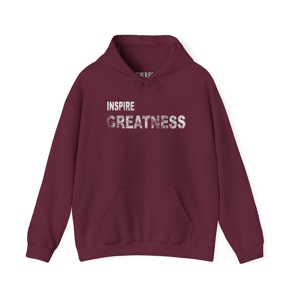 Inspire Greatness Hoodie — Motivational Inspirational Pullover