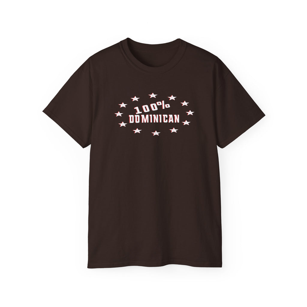 100% Dominican T-Shirt — Vintage Star Emblem Tee