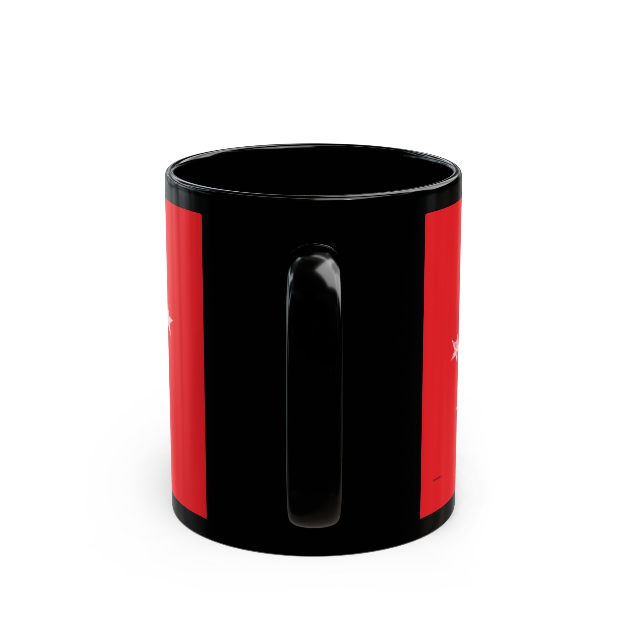 100% Puerto Rican Black Coffee Mug – Red Stars Design (11oz, 15oz)