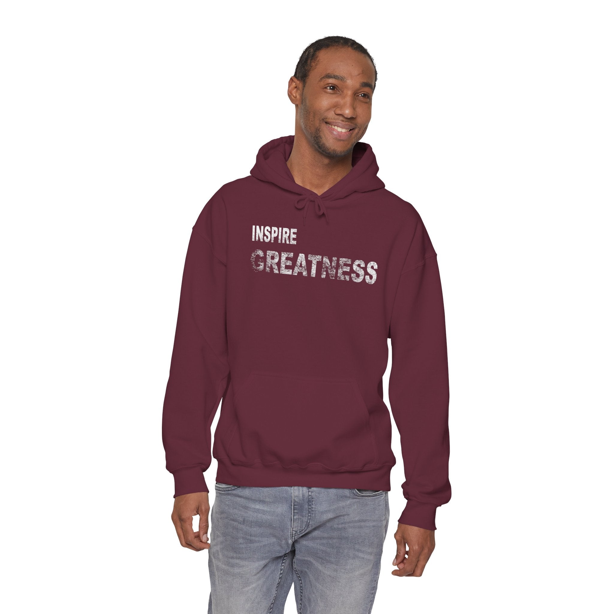 Inspire Greatness Hoodie — Motivational Inspirational Pullover
