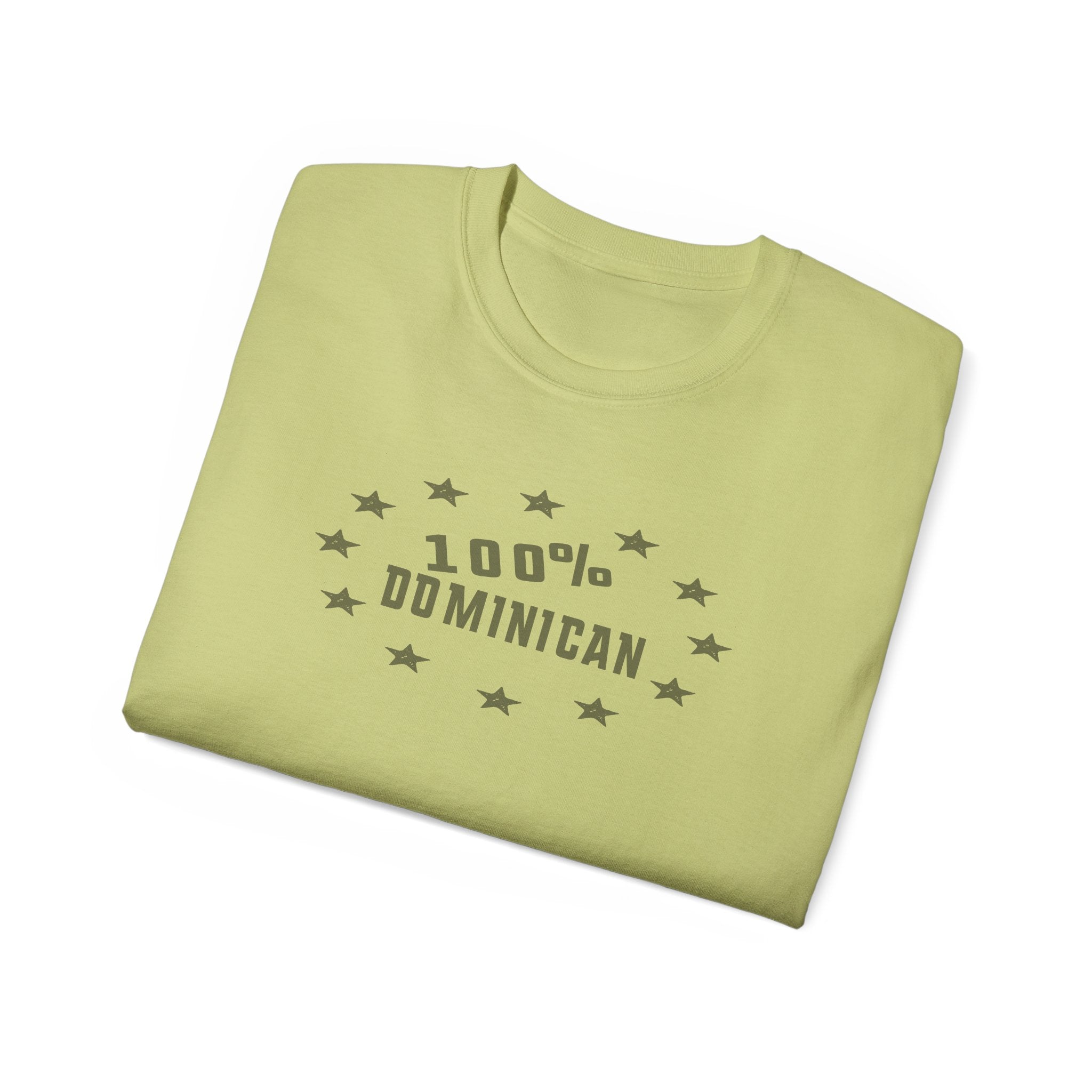 100% Dominican T-Shirt — Vintage Star Emblem Tee