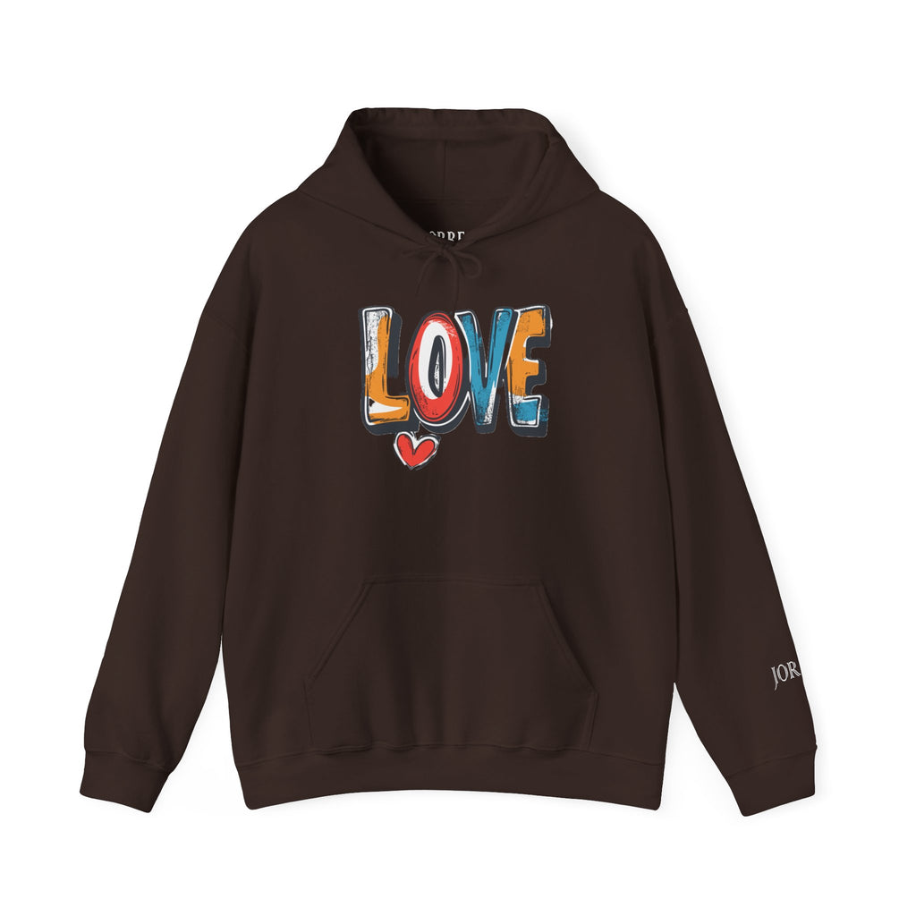Love Graffiti Hoodie — Colorful Street Art Pullover