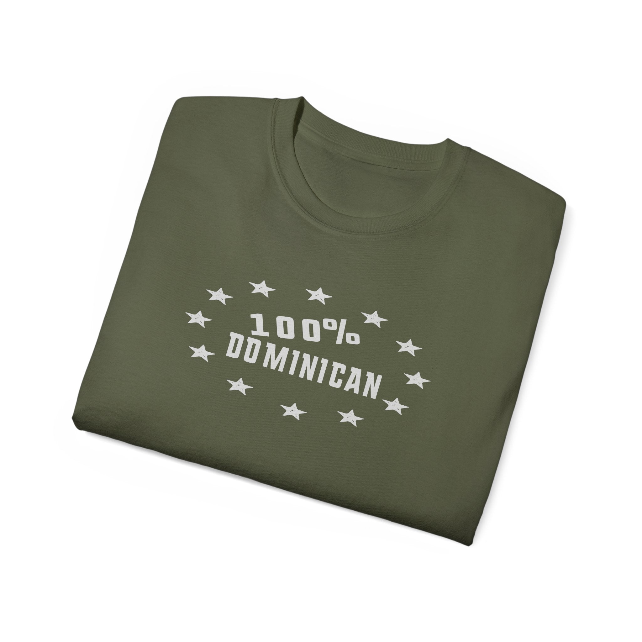 100% Dominican T-Shirt — Vintage Star Emblem Tee
