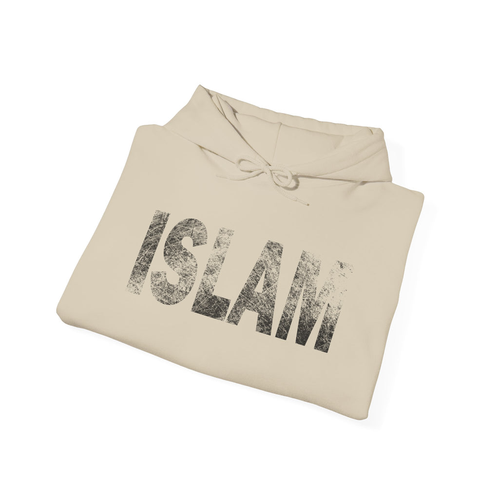 Islam Text Hoodie - Minimal Faith Graphic Pullover