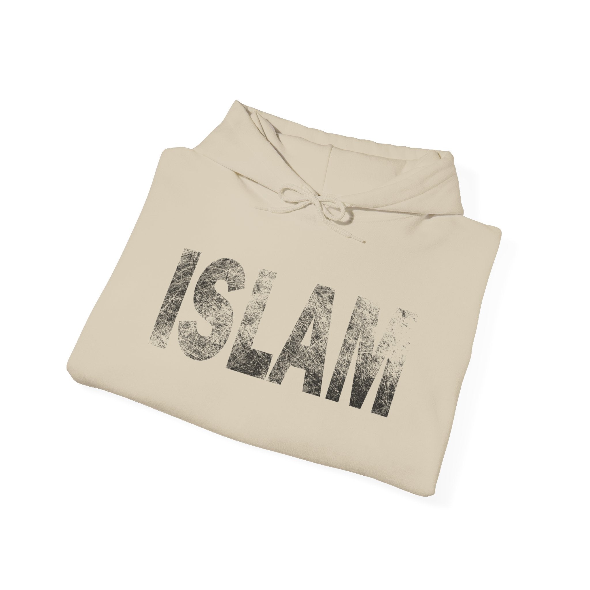 Islam Text Hoodie - Minimal Faith Graphic Pullover