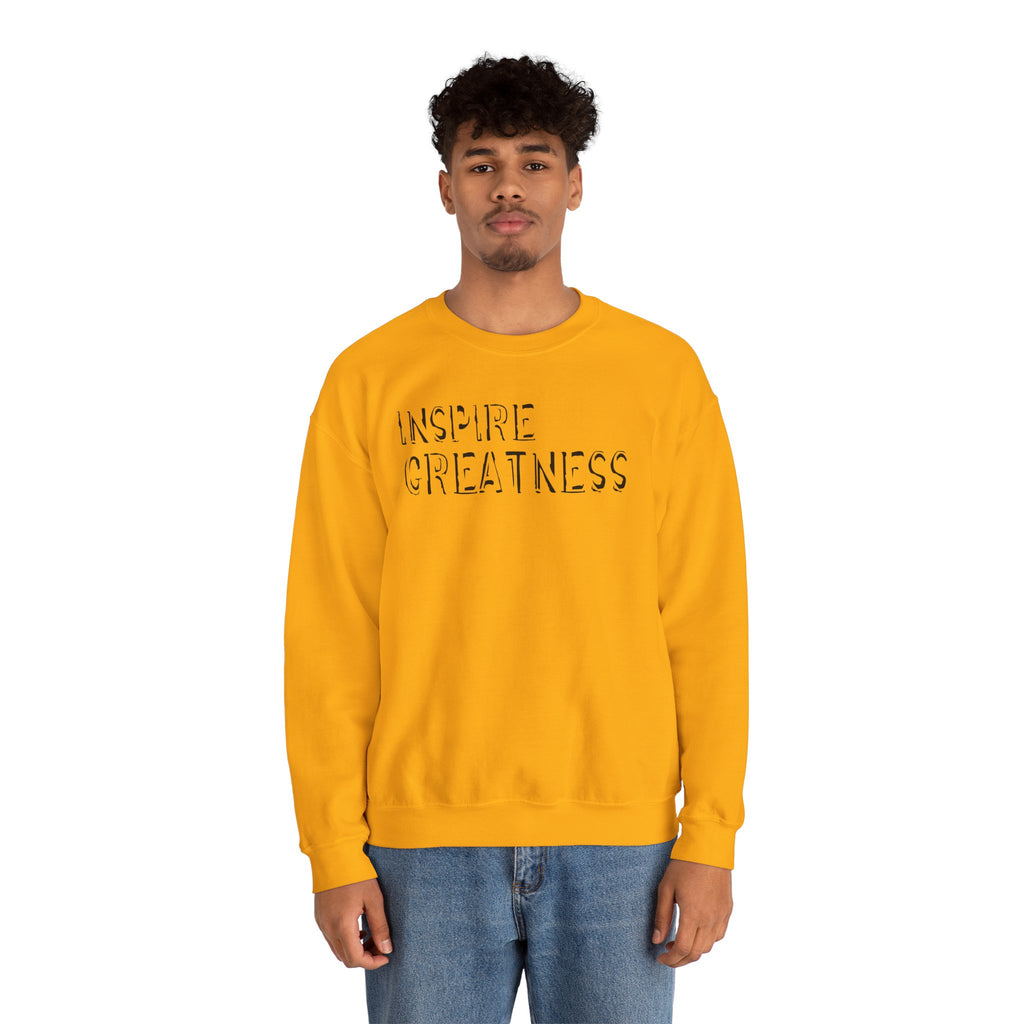 Inspire Greatness Sweatshirt — Motivational Crewneck