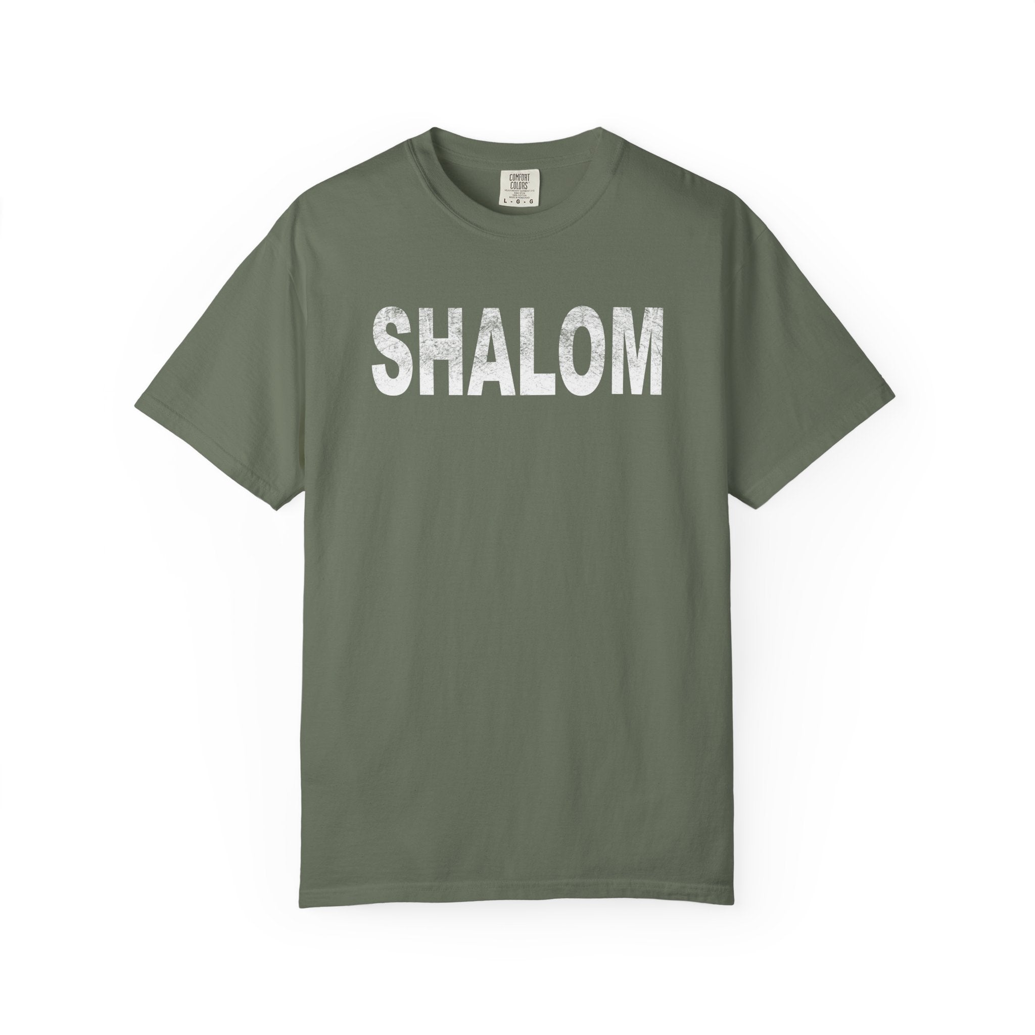 Garment-Dyed T-Shirt — Classic Washed White Tee